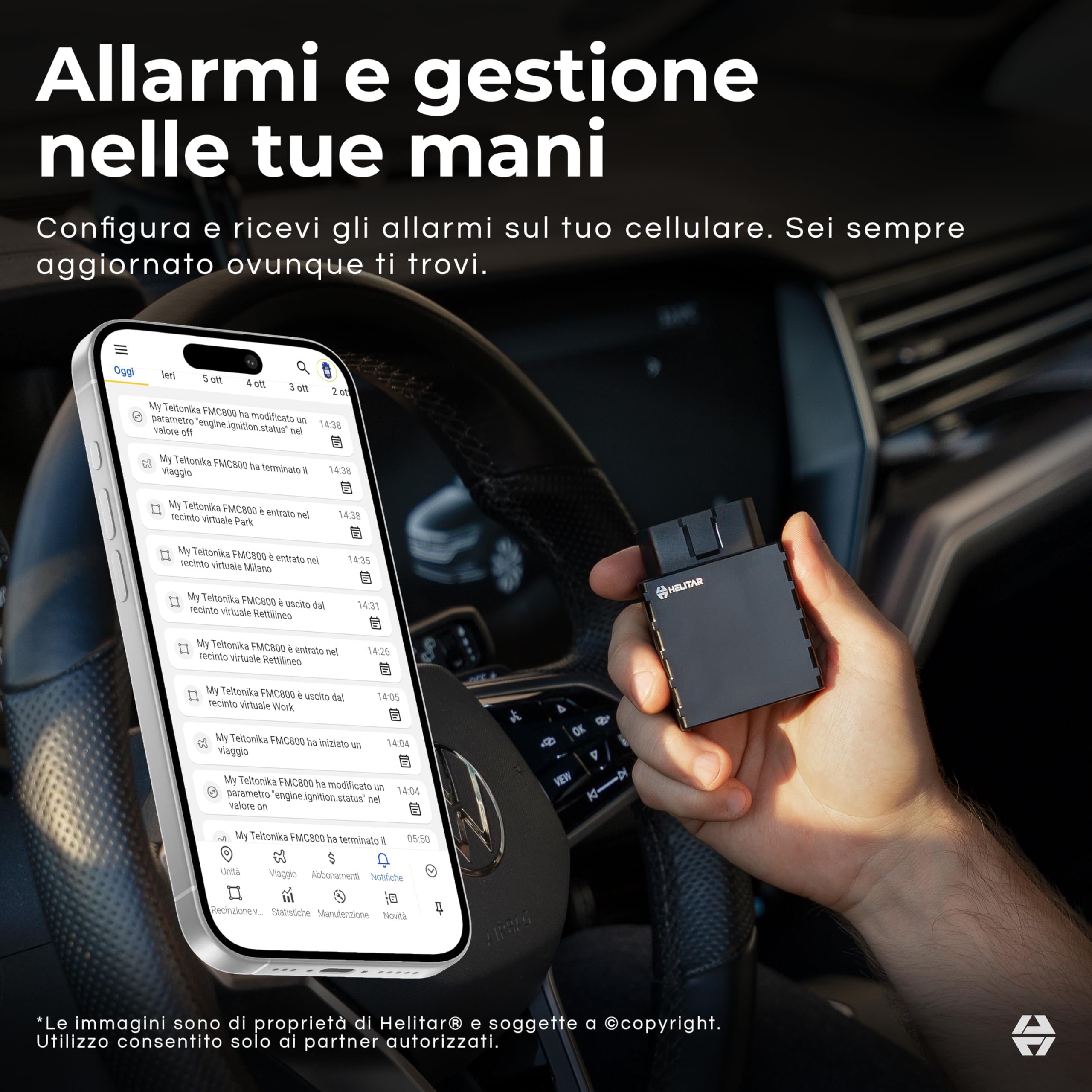 Localizzatore GPS per Auto - Porta OBD - 5 Anni di Tracciamento Inclusi - Garanzia su Furto e Incidente Del Tuo Veicolo - GPS Tracker con Copertura Globale