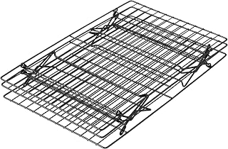 Wilton Excelle Elite 3-Tier Nonstick Cooling Rack - Stackable for Cookies, Cakes, Bread & More Baking