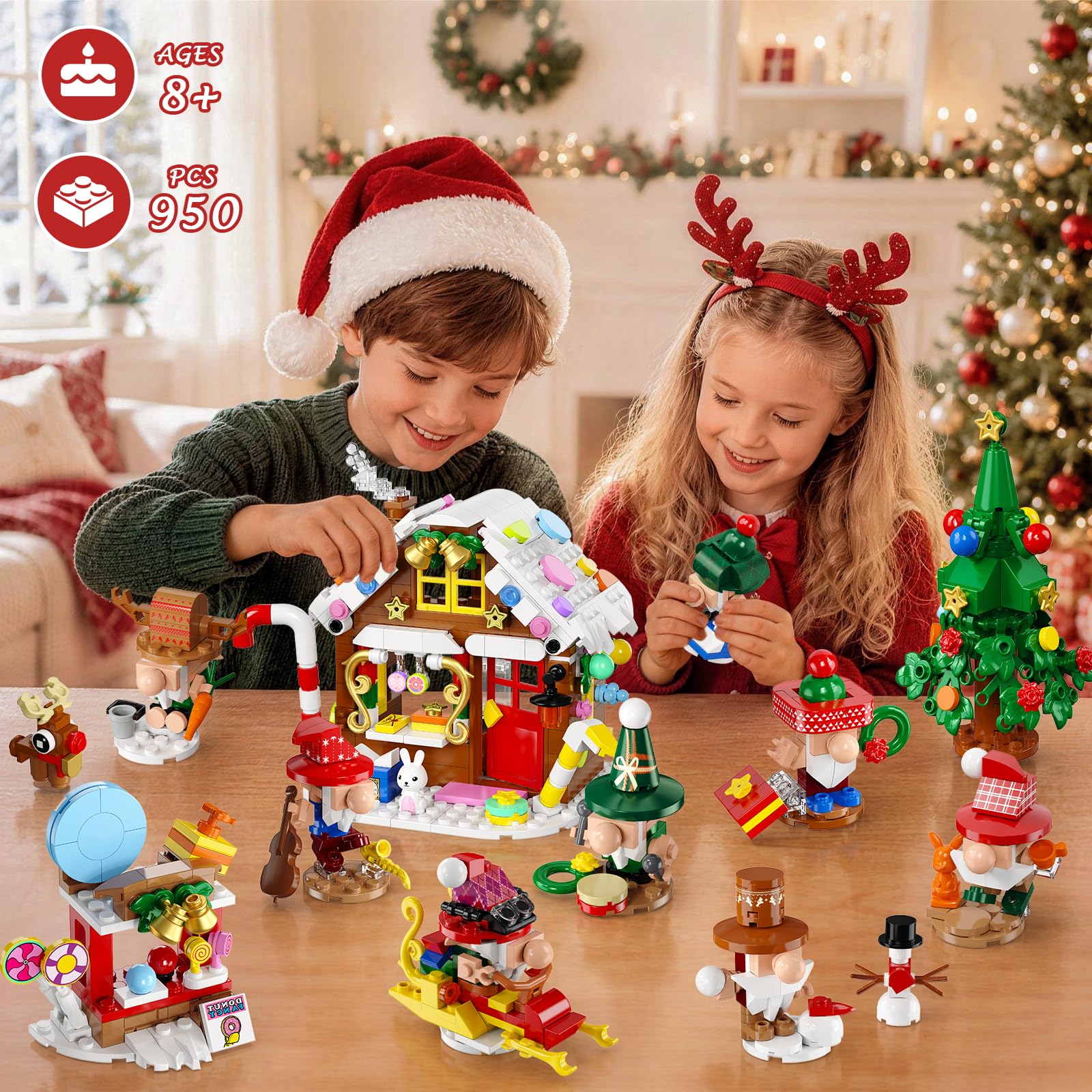 PLAXSOON Calendario Avvento 2026 Villaggio Gnomi di Natale Bambini 8+