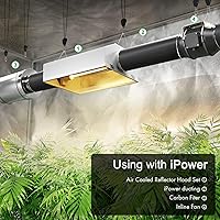 Vista 9 de HealSmart - Conducto flexible de aluminio de 6" y 2,44 metros, protección resistente de cuatro capas con 2 abrazaderas para conductos, manguera