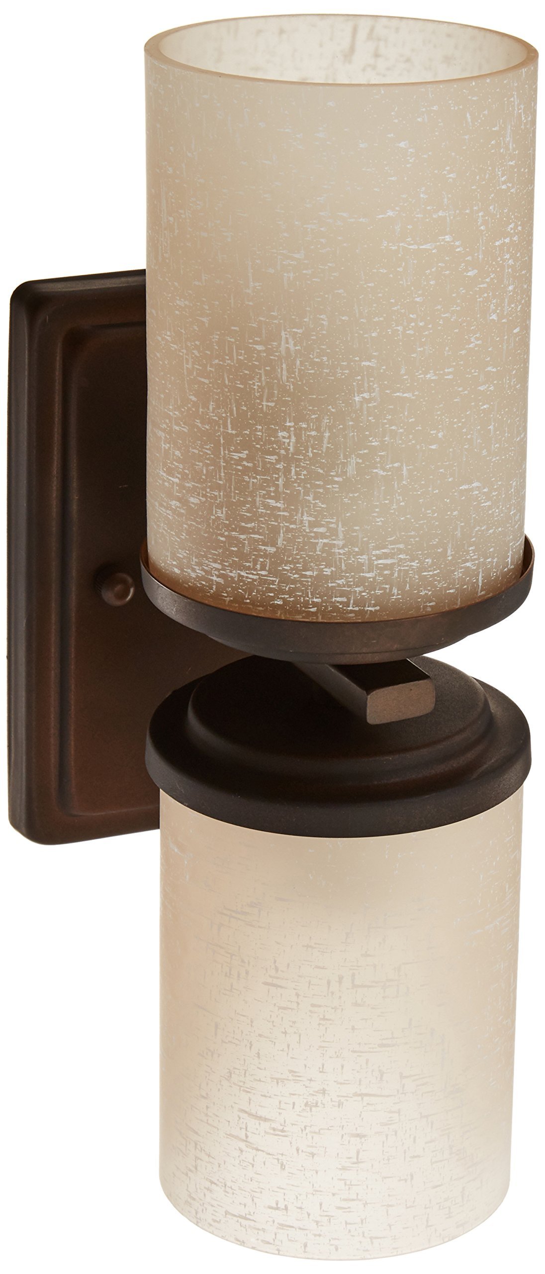 Forte Lighting Wall Sconce 2424-02-32 with Linen Glass Shades, Antique Bronze-image-41