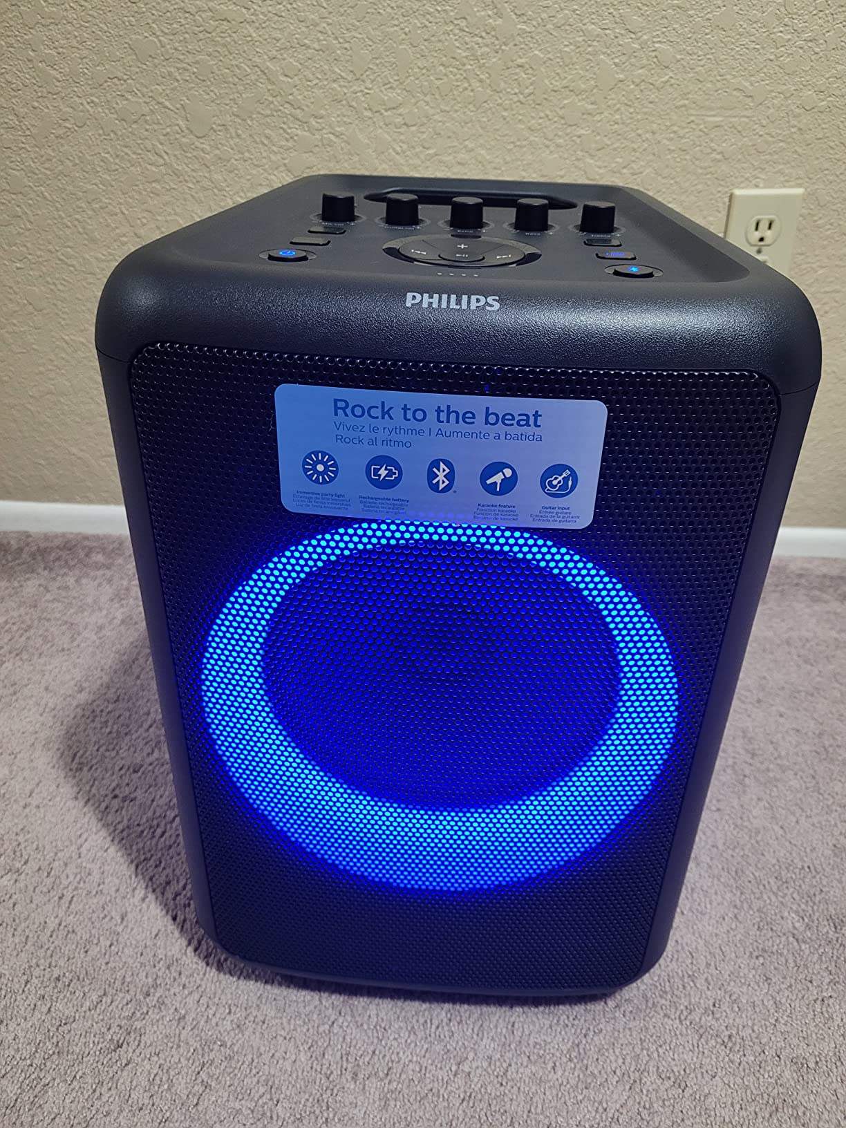 42/mo Finance Philips X5206 Bluetooth Party Speaker with Extra bass