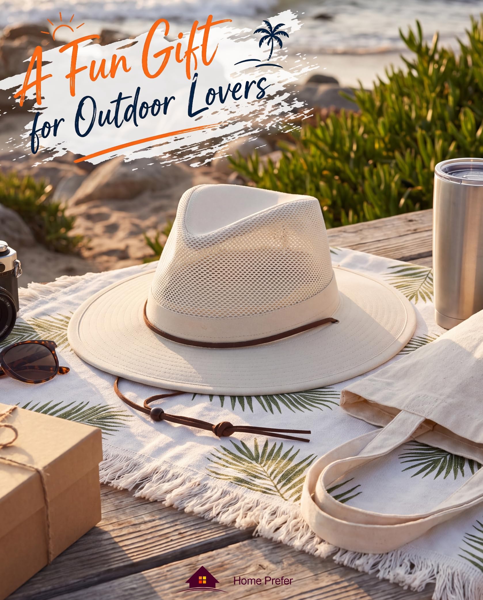Home Prefer Sombrero Fedora de algodón de ala ancha para hombres y mujeres, protección solar UPF 50+, para pesca, senderismo