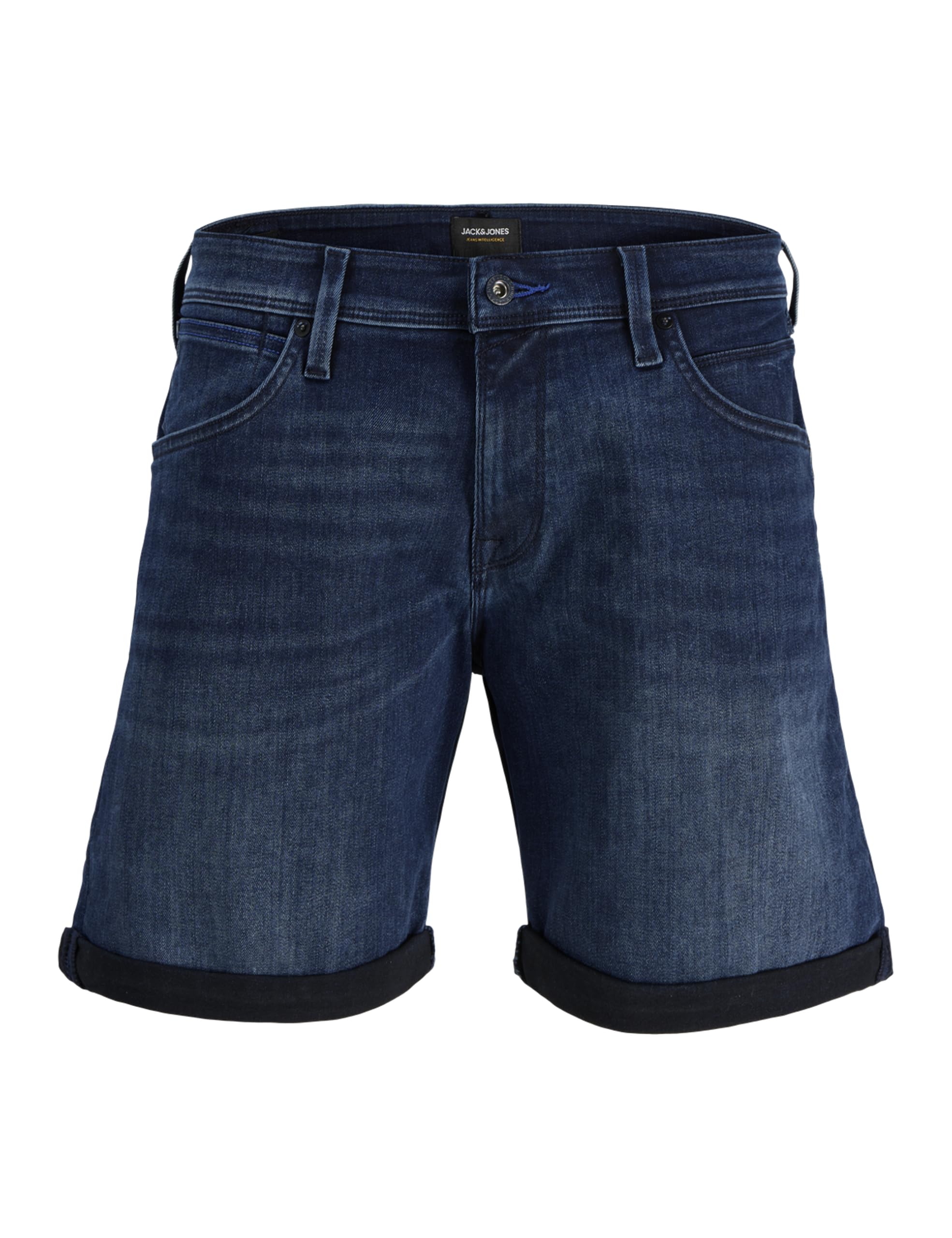 JACK & JONES Men's Shorts, Blue Denim/Pack:am 316, M