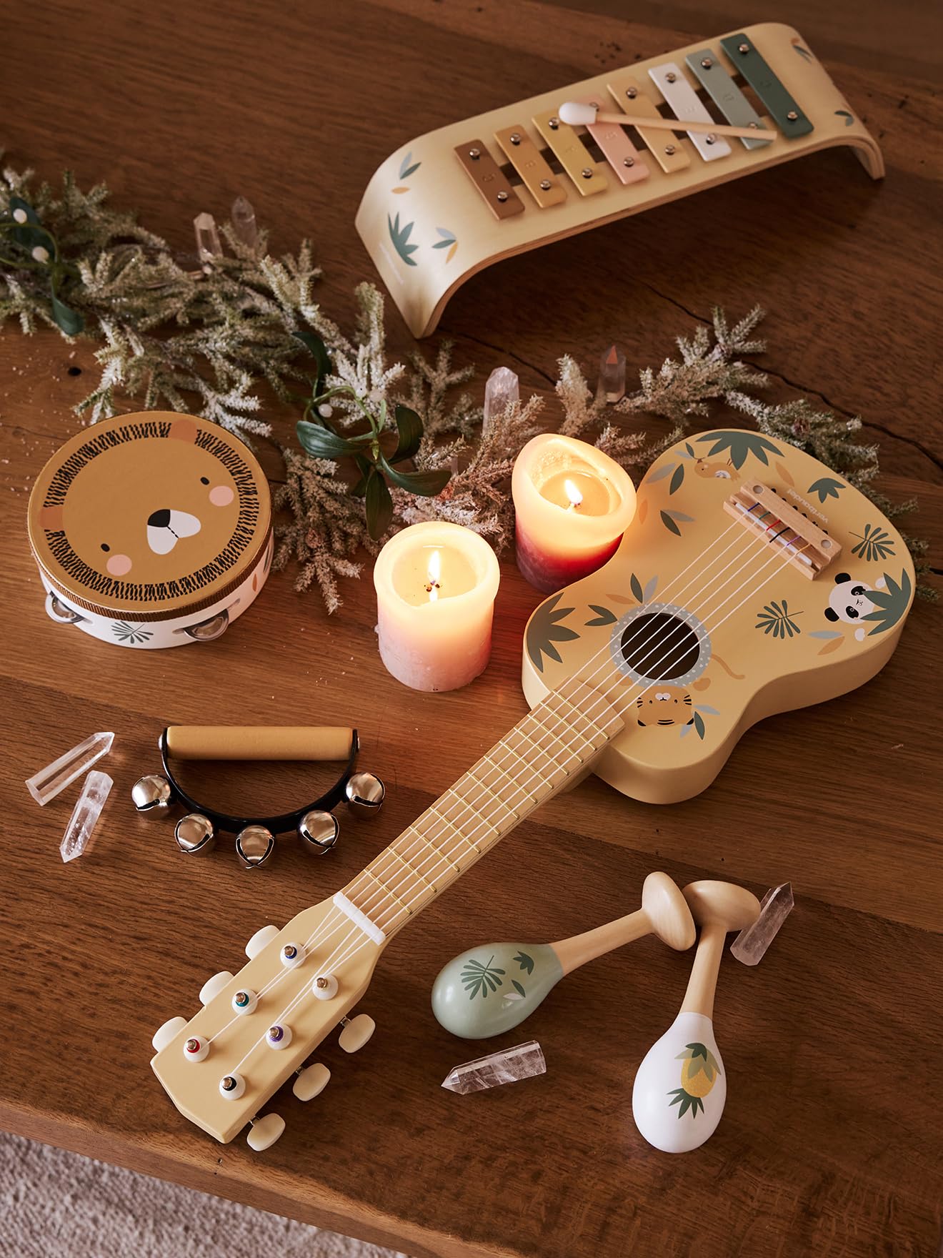 VERTBAUDET Jouet Instrument Musique Guitare Bois FSC Tanzanie TU