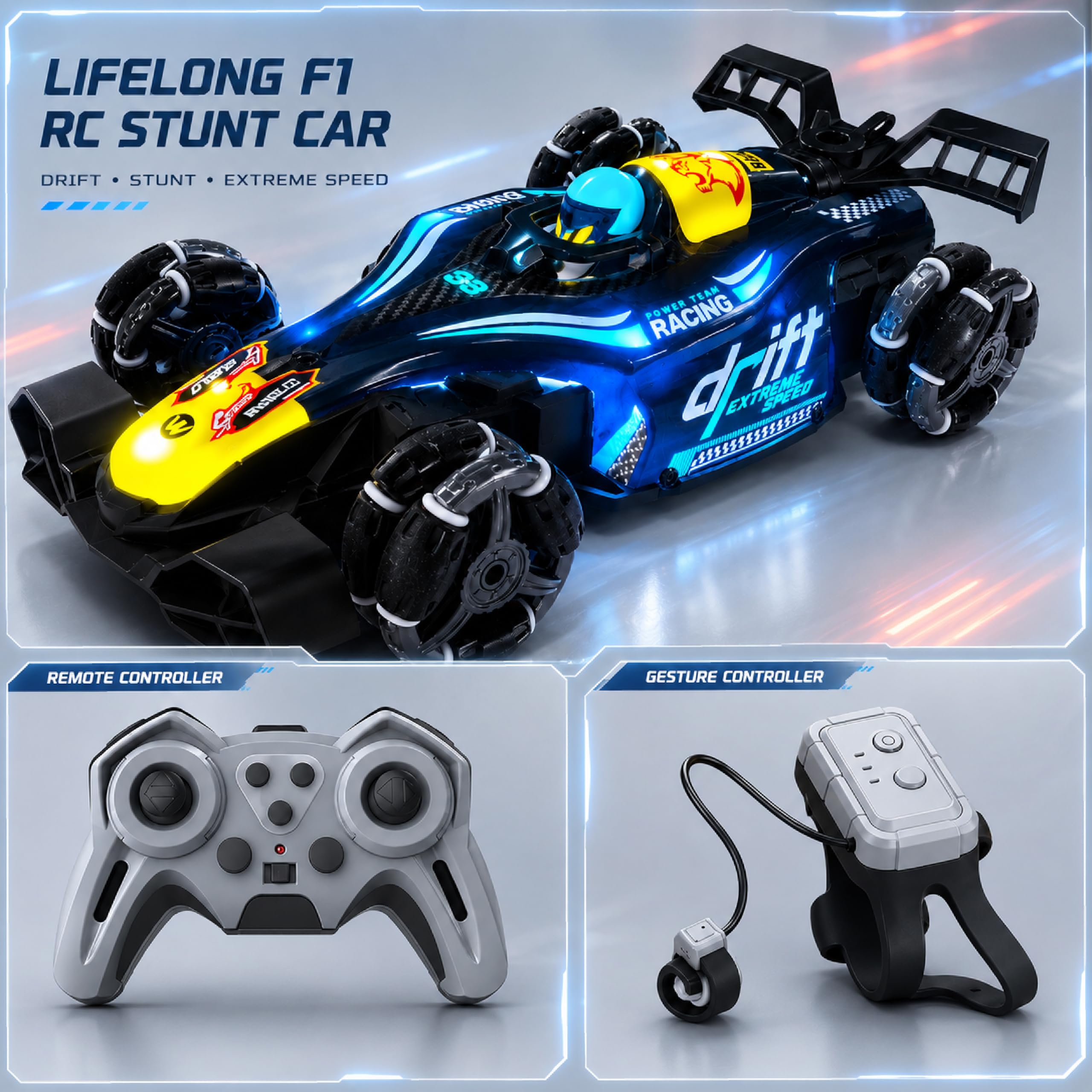 Lifelong F1 RC Car - Drift, Smoke & Lights! -11 Lifelong F1 RC Car - Drift, Smoke & Lights! -11