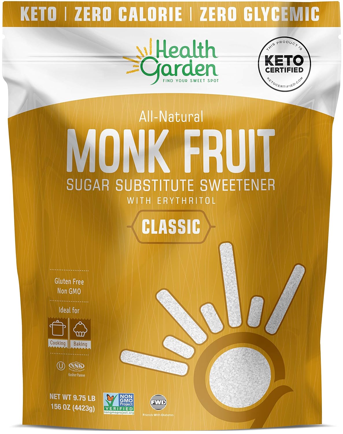 Health Garden Monk Fruit Sweetener Classic