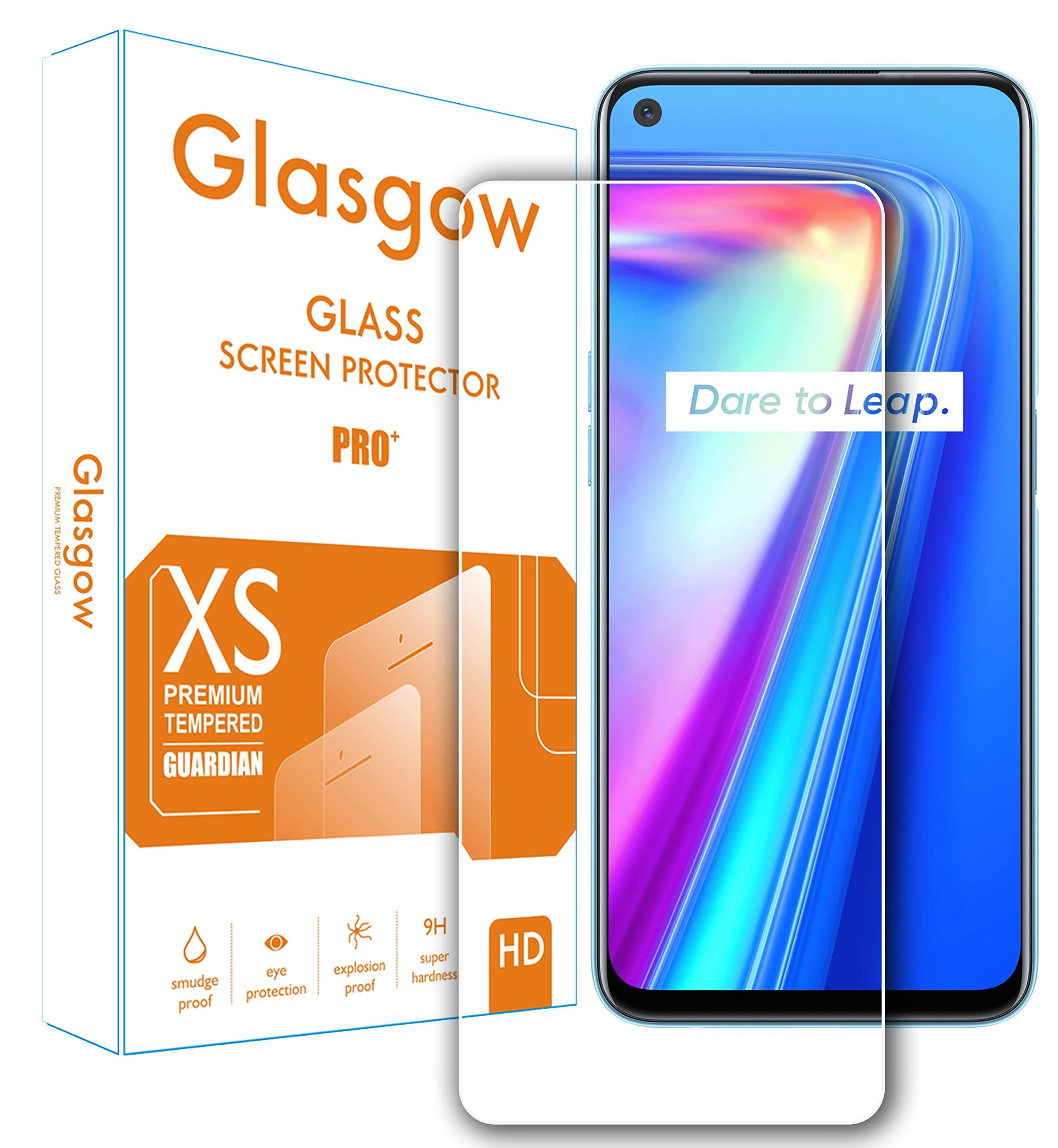 Glasgow Screen Protector for Realme 9 5G SE (Speed Edition) [Tempered Glass Guard] [Gorilla] Easy Installation [Anti FingerPrint] (B09VFFPHBG) Amazon Price History, Amazon Price Tracker