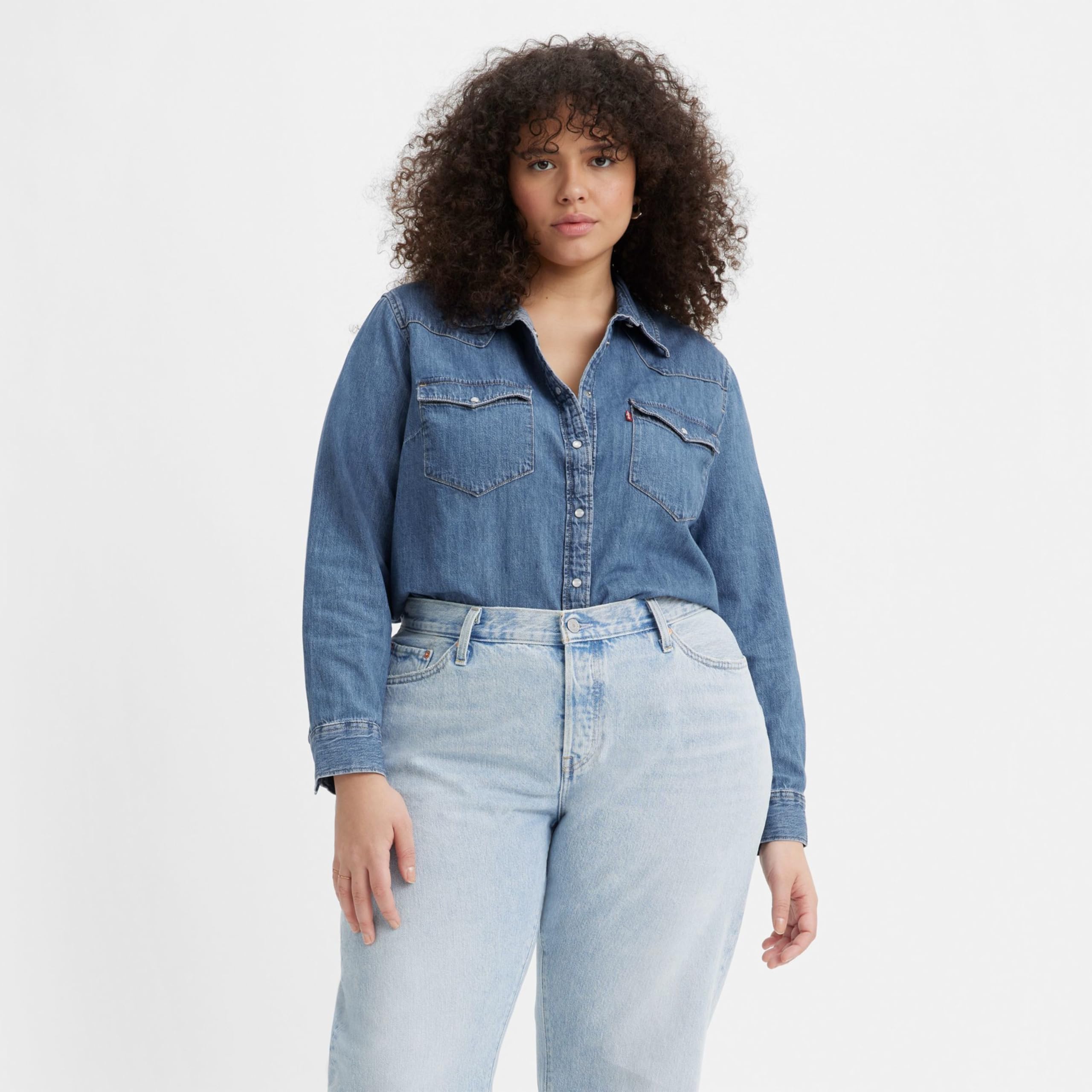 Levi's PL Ultimate Western T3 Camicia Button-Down Donna (Pacco da 1)