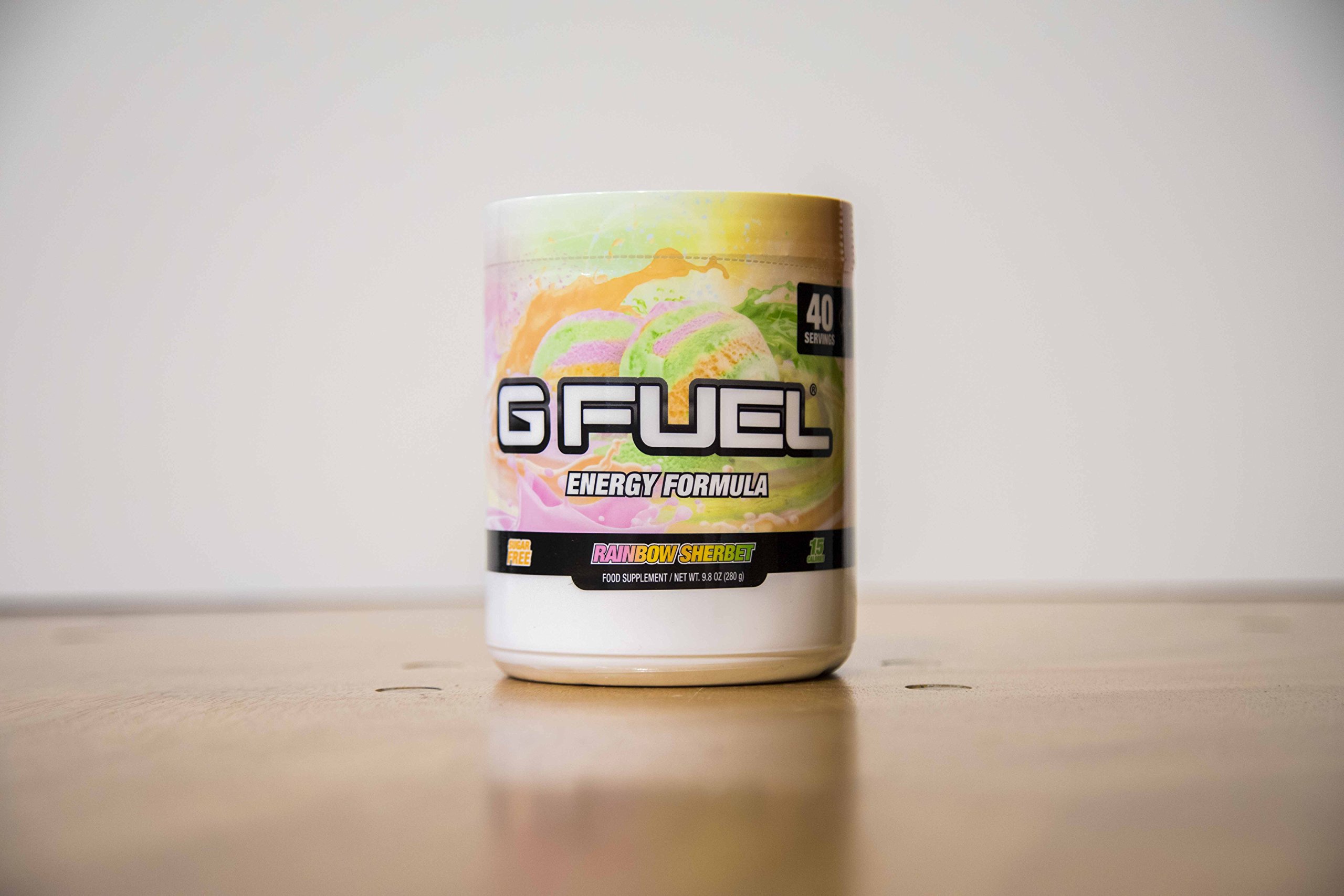 G Fuel Rainbow Sherbet Tub (40 Servings) Elite Energy and Endurance Formula Buy Online in
