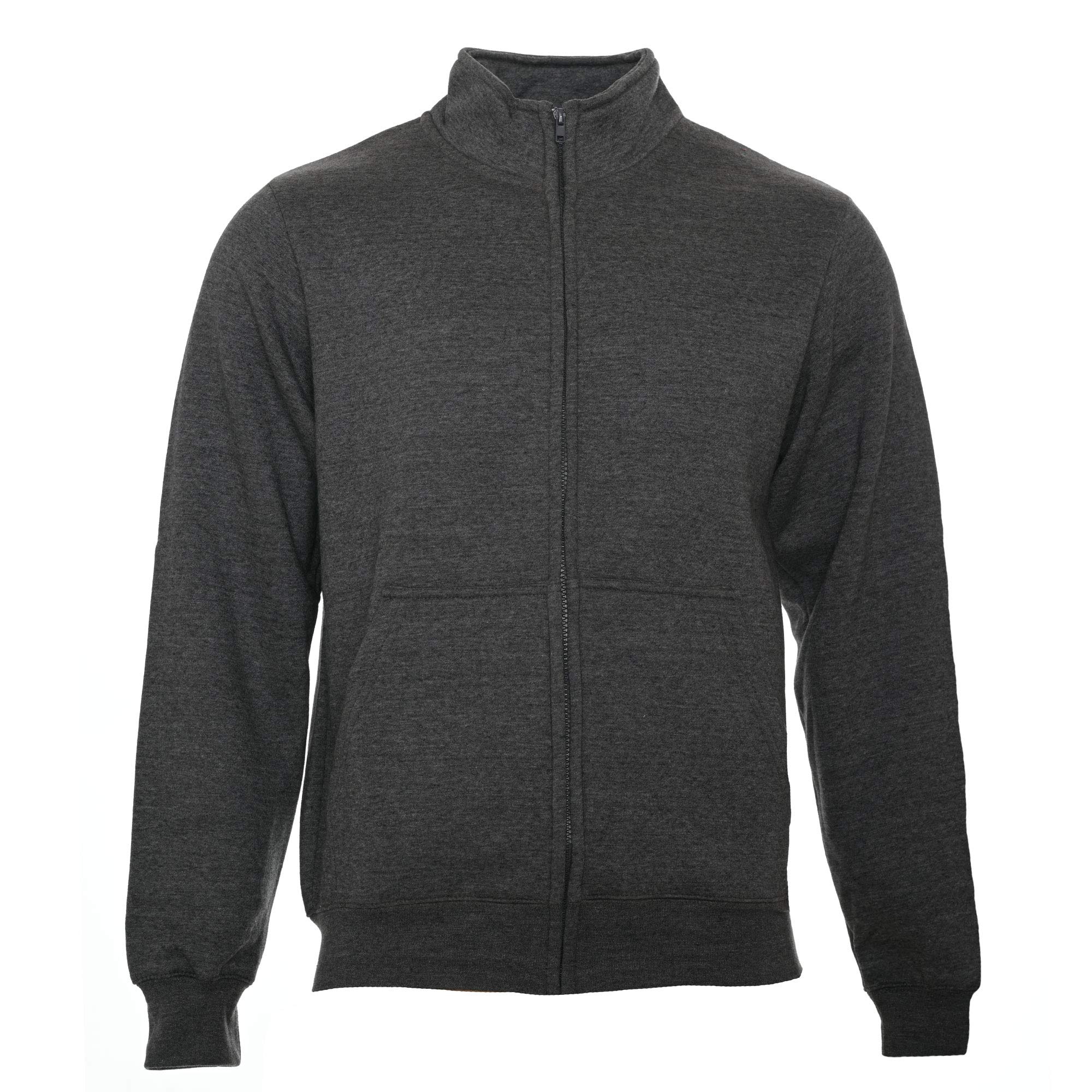 ROCK-IT Apparel I bluza męska bez kaptura, bluza męska ze stójką i zamkiem błyskawicznym [S-5XL], jakość premium z polarową stroną wewnętrzną, wiele kolorów