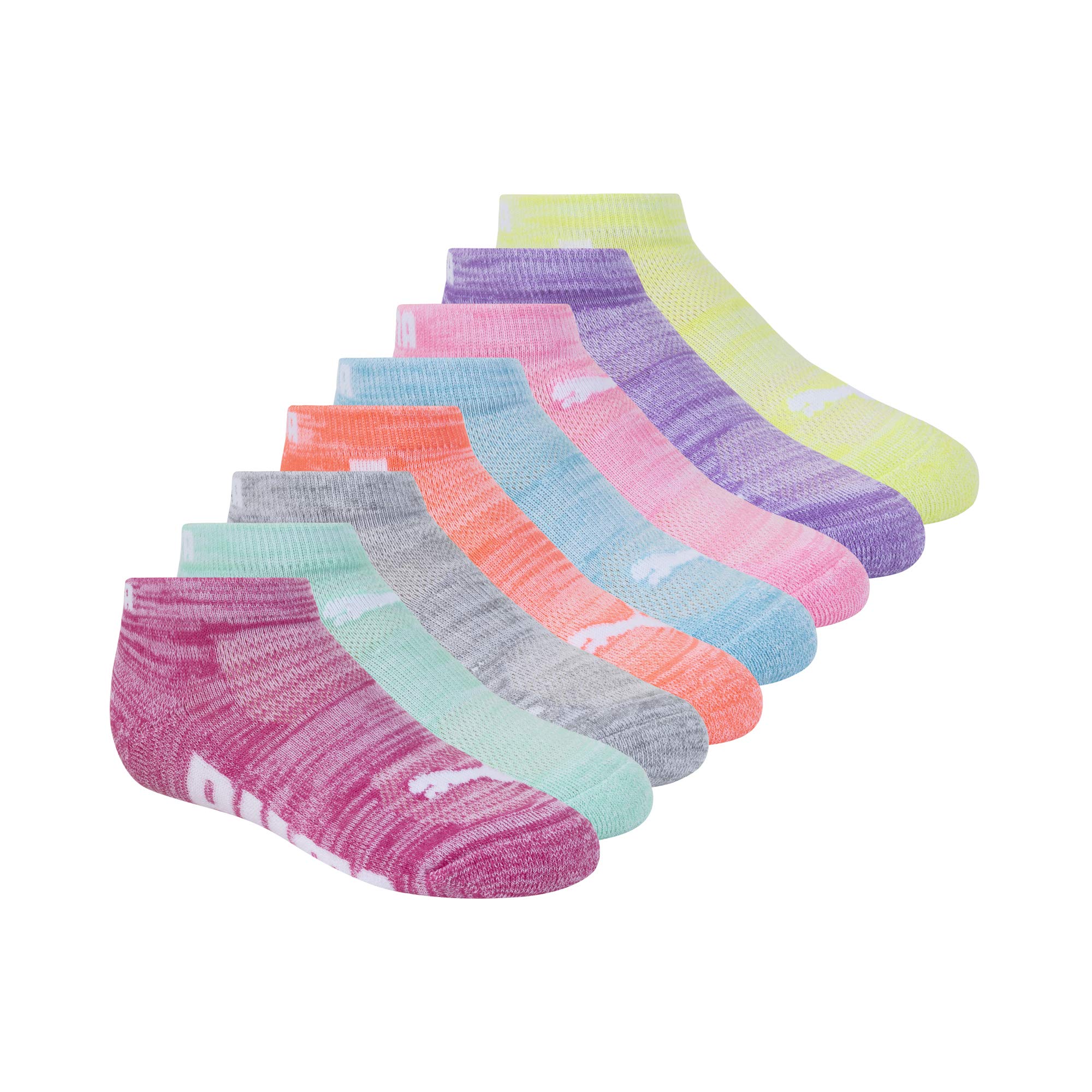 PUMA Kids' Low Cut Extra Cushion &amp; Arch Support Socks (8-Pack)