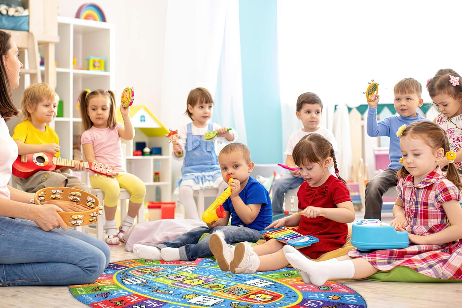 Super Cheap 🛒 KC Cubs Playtime Collection ABC Alphabet, Seasons, Months and Days of The Week Educational Learning & Game Oval Area Rug Carpet for Kids and Children Bedrooms and Playroom Crazy Deals KC Cubs Playtime Collection ABC Alphabet, Seasons, Months and Days of The Week Educational Learning & Game Oval Area Rug Carpet for Kids and Children Bedrooms and Playroom