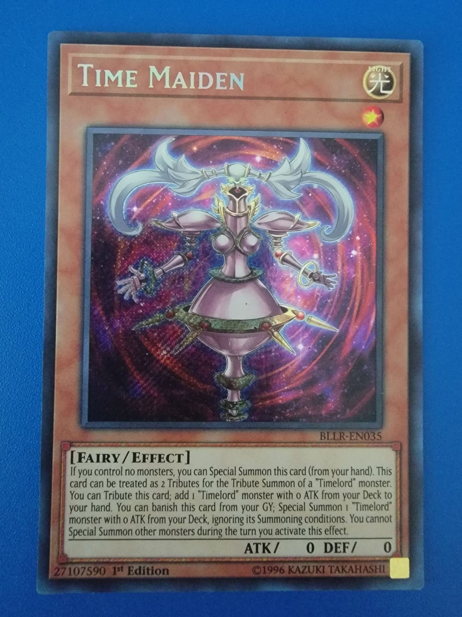 Time Maiden - BLLR-EN035 - Battles of Legend: Light's Revenge - Secret Rare - 1st Edition