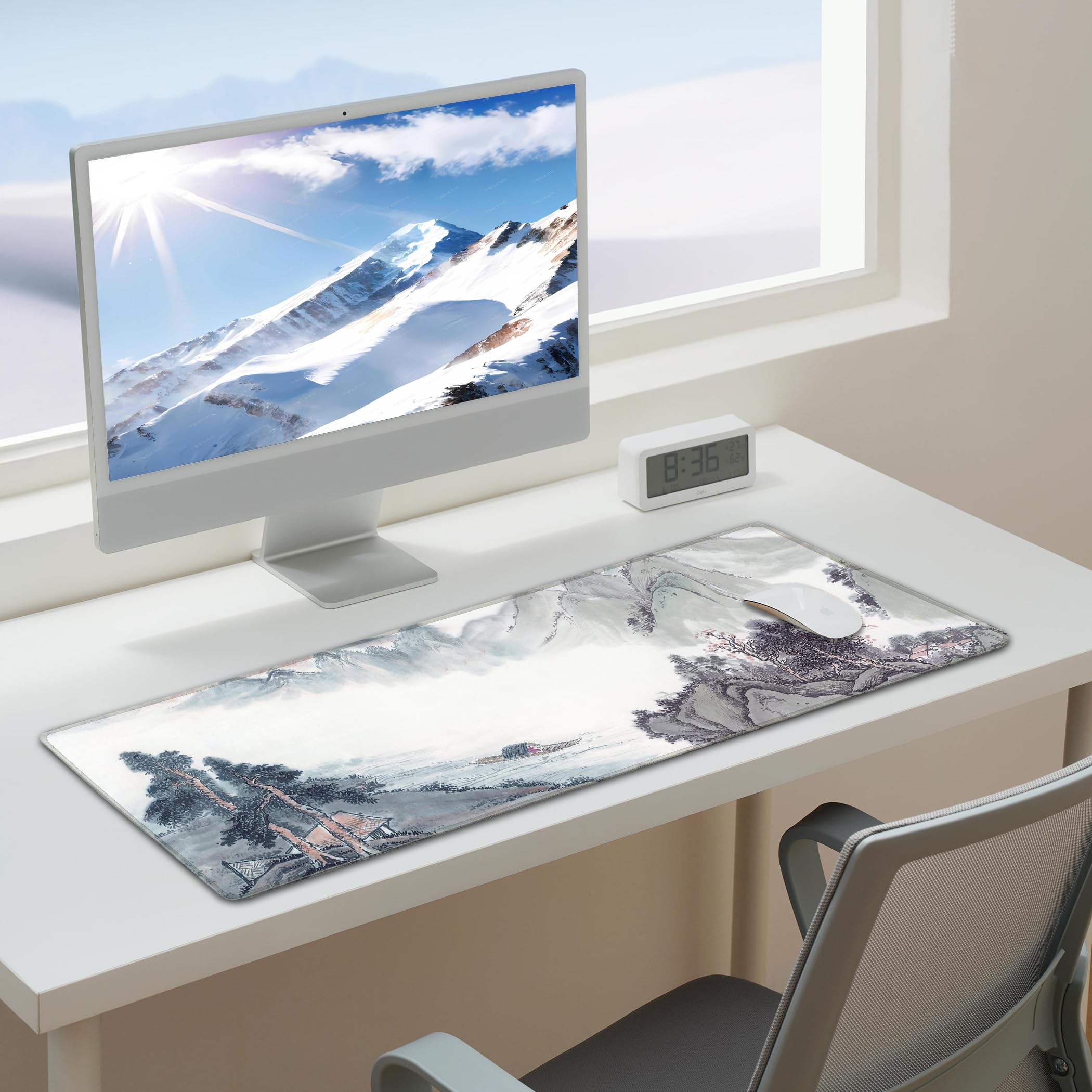 LL-COEUR XXL Paesaggio Tappetino per Mouse Pad Gaming Computer Scrivania Desk Mat (700 x 300 x 3 mm, Paesaggio 1)