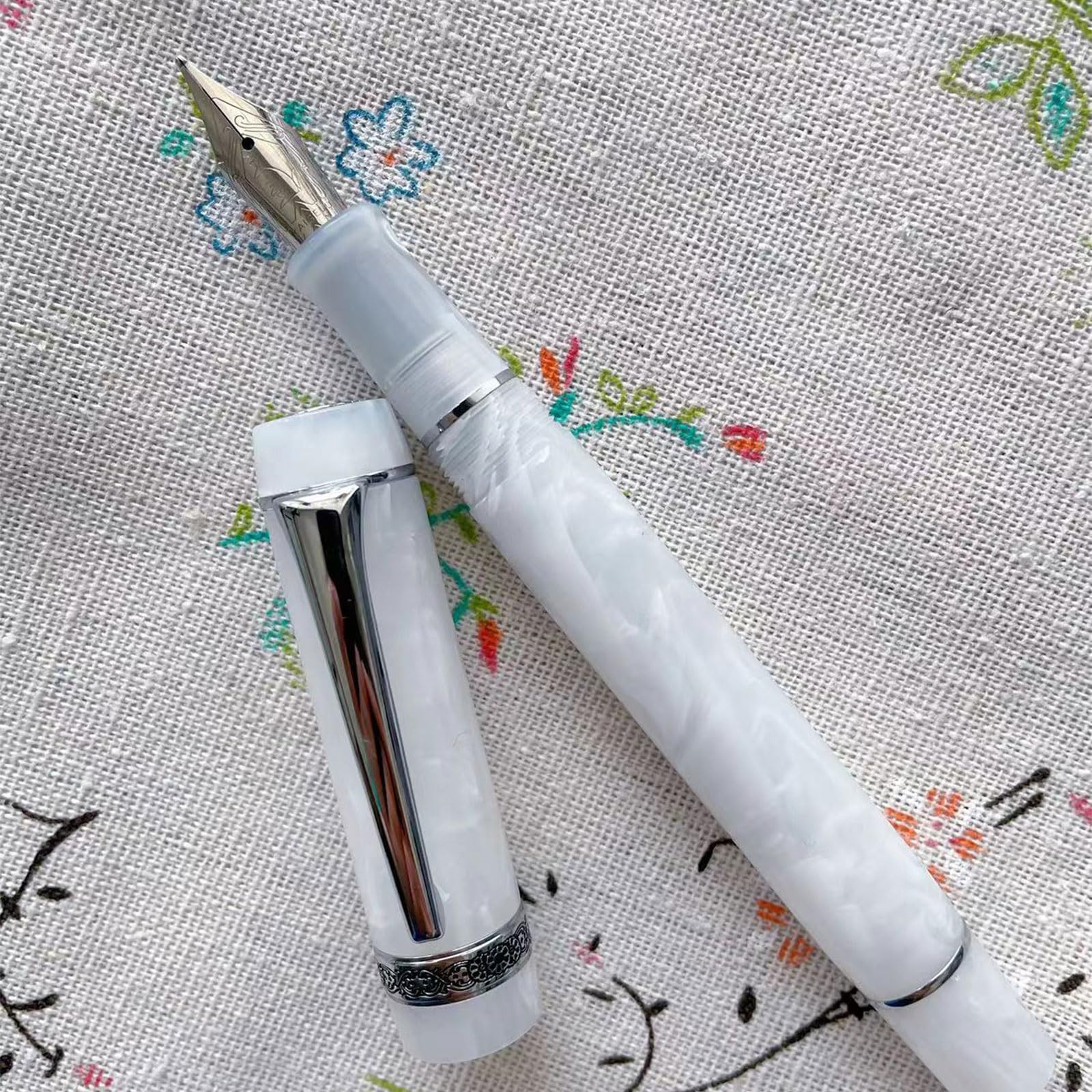 Élégant stylo plume de calligraphie pour homme et femme, professionnel, professionnel, bureau, joli stylo-nuage noir