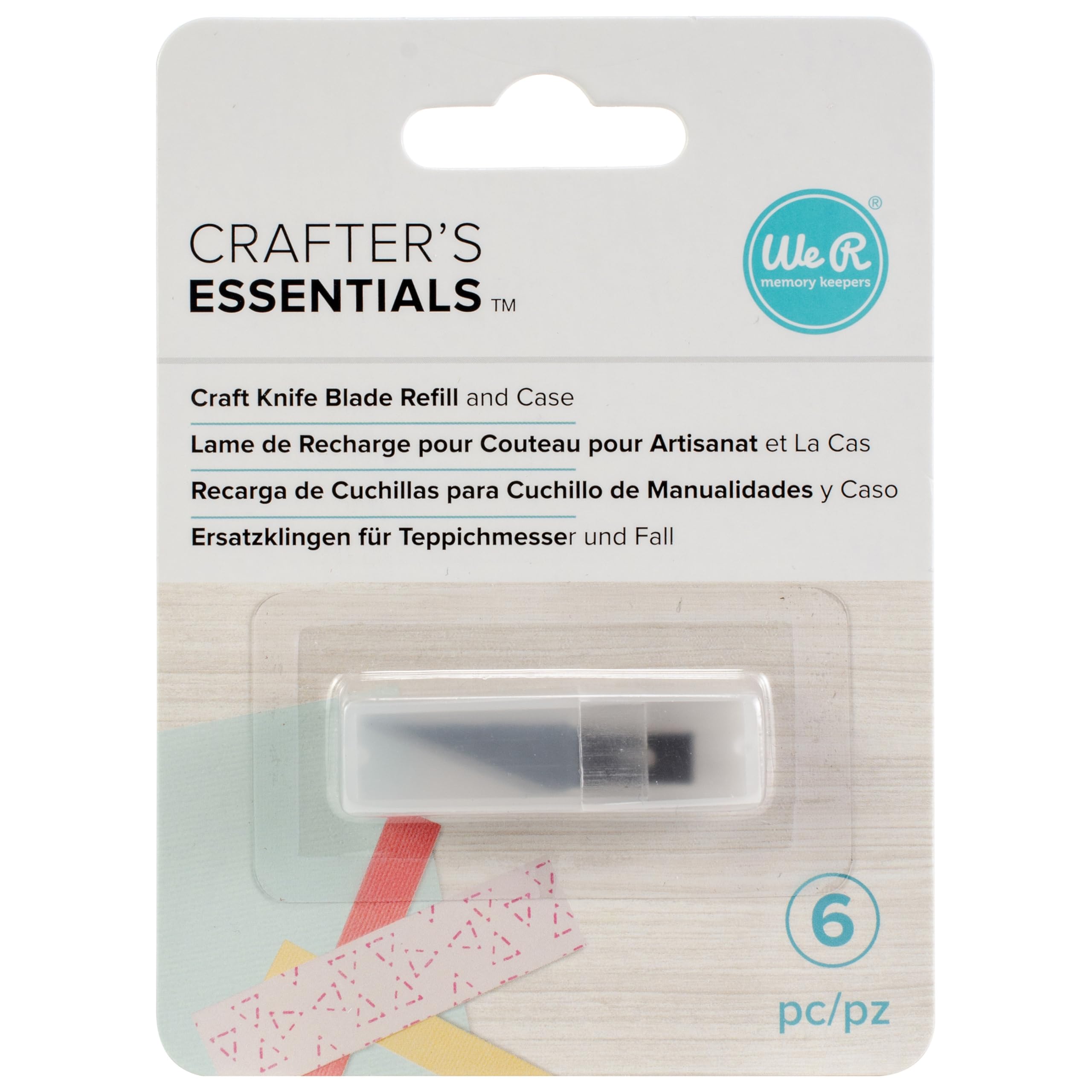 We R Memory Keepers Craft Knife Replacement Blades 5/Pkg-For 6602446 & 60000461