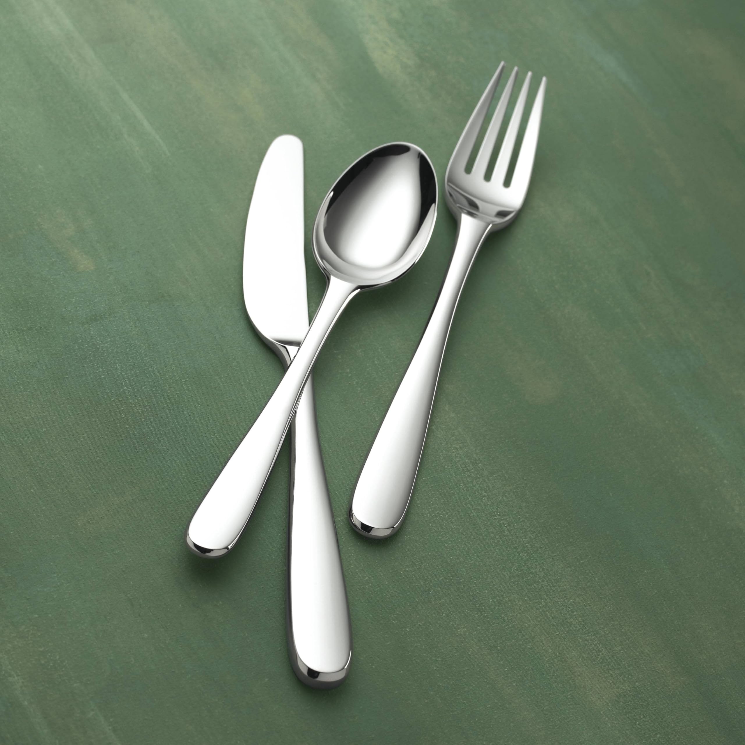 Amazon.com: Lenox Stratton Flatware Set, Silver, 65 Piece: Home