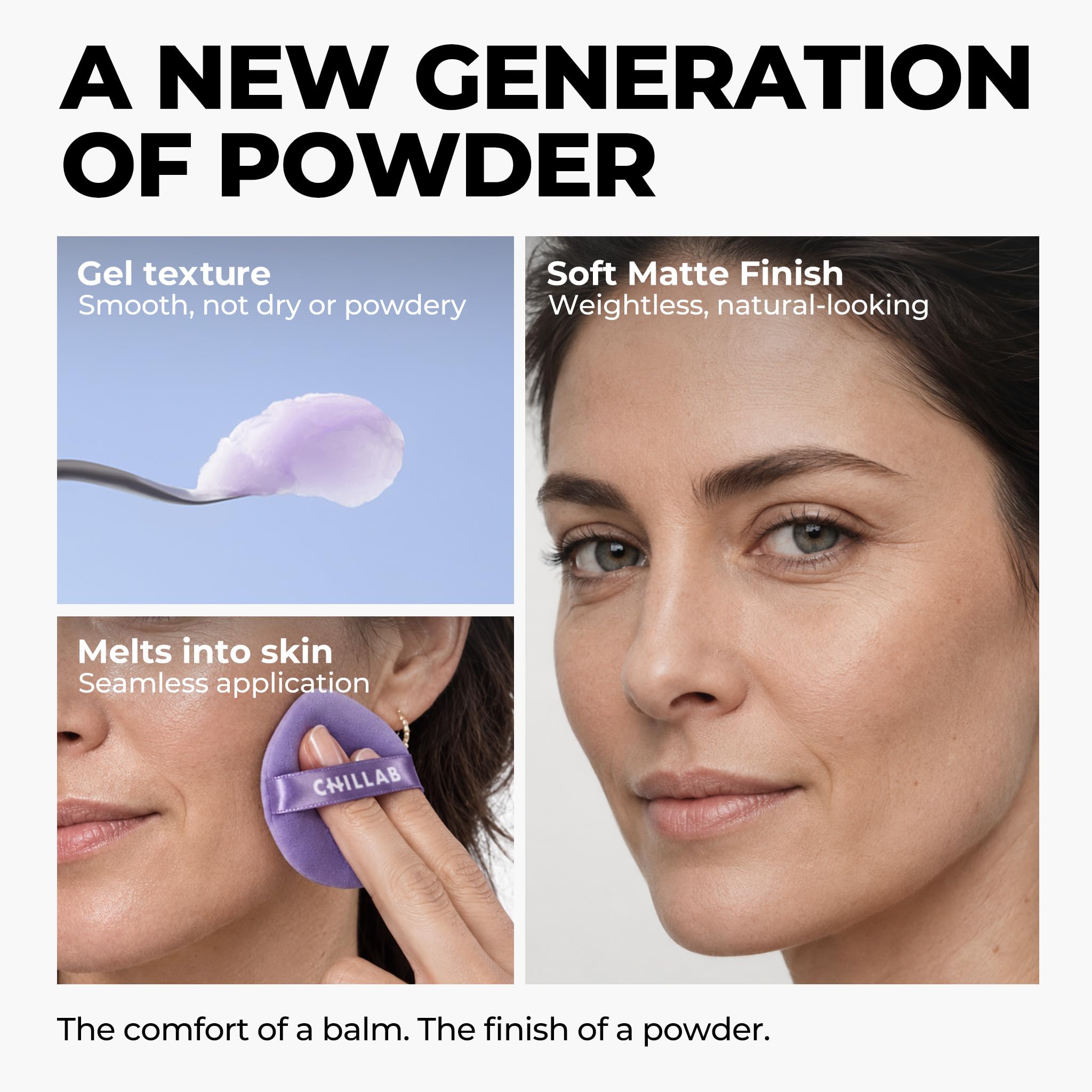 Chillab Lavender Matte Powder - Oil Control & Soft Focus -6 Chillab Lavender Matte Powder - Oil Control & Soft Focus -6