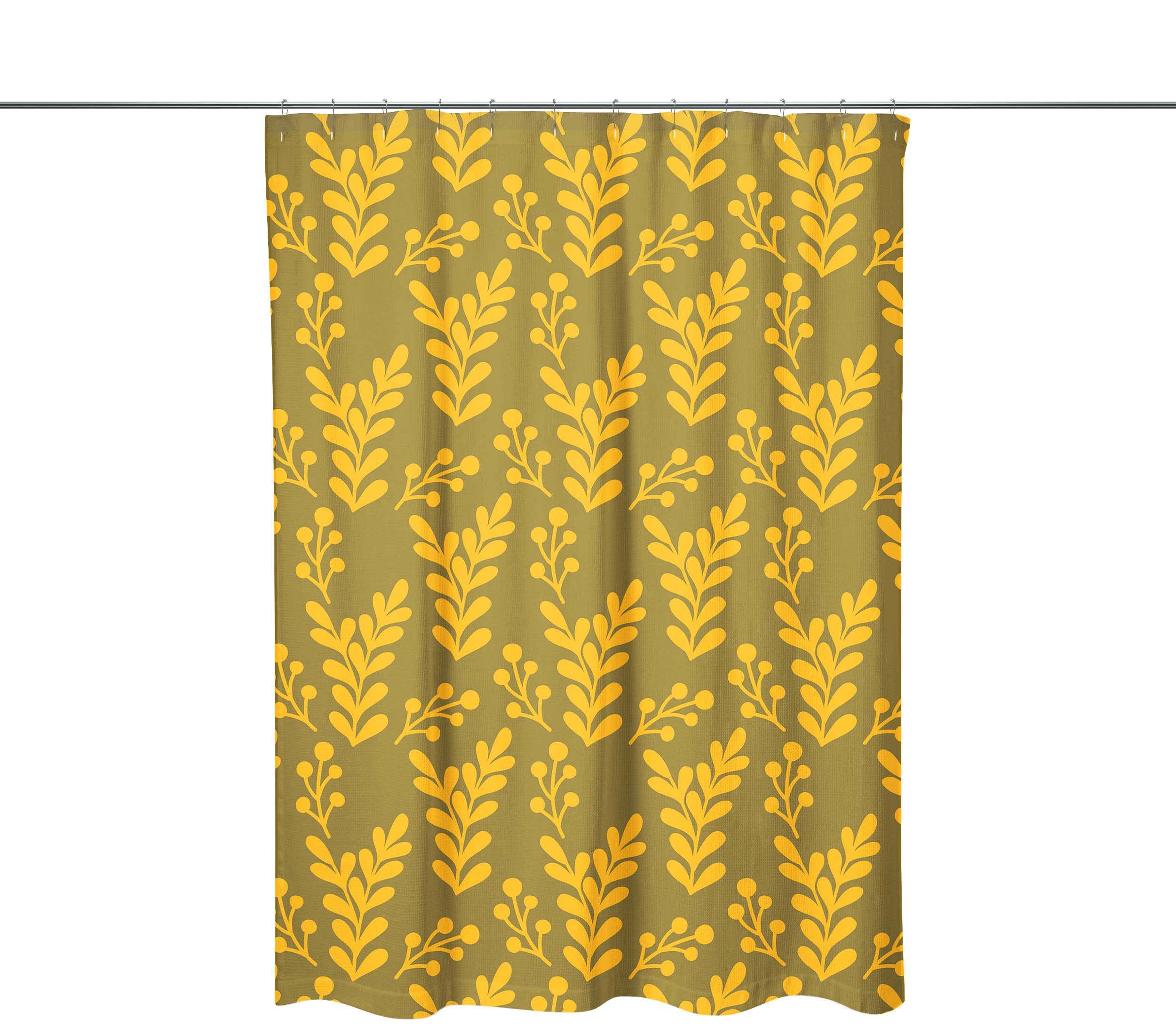 Bonamaison Shower Curtain, Polyester, Multicolor, 150x200