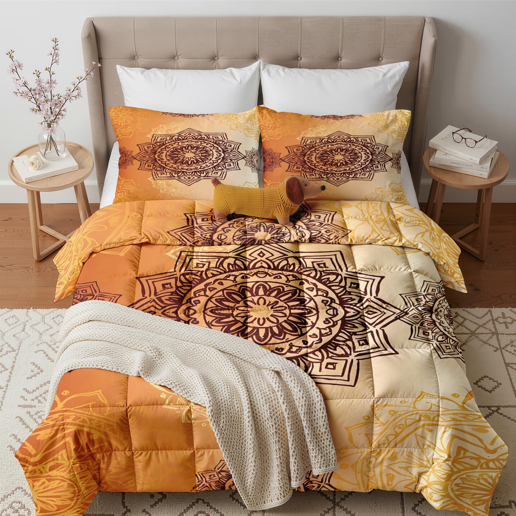 GEDAEUBA Mandala Duvet King Size 10.5 Tog