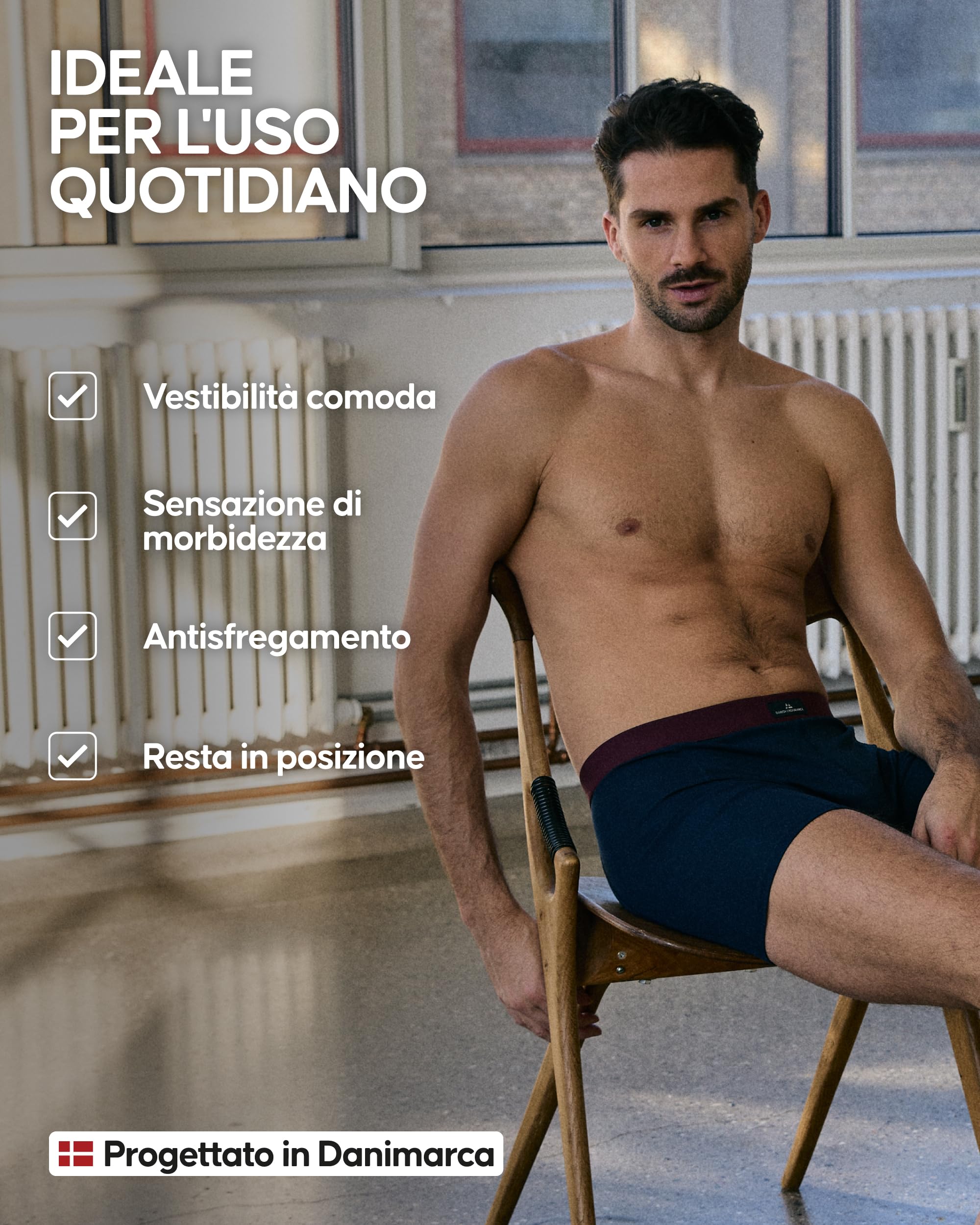 DANISH ENDURANCE Boxer Uomo Cotone Elasticizzato, Boxer a Pantaloncino Comodi e Traspiranti, Cuciture Piatte, con o Senza Patta Frontale, 3 o 10 Paia