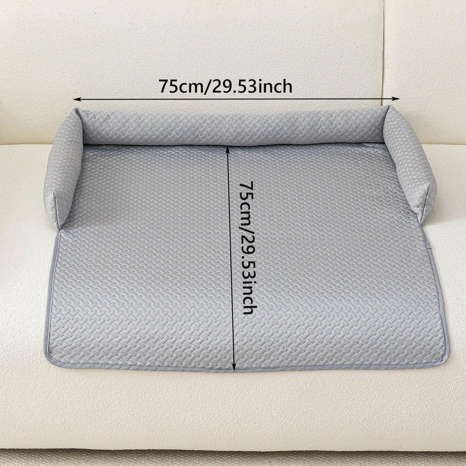 Tapis Refroidissant en Soie Glacée pour Chien Chat Tapis Rafraîchissant pour Chiens et Chats Antidérapant Panier Confort pour Animaux Intérieur 75x75 cm