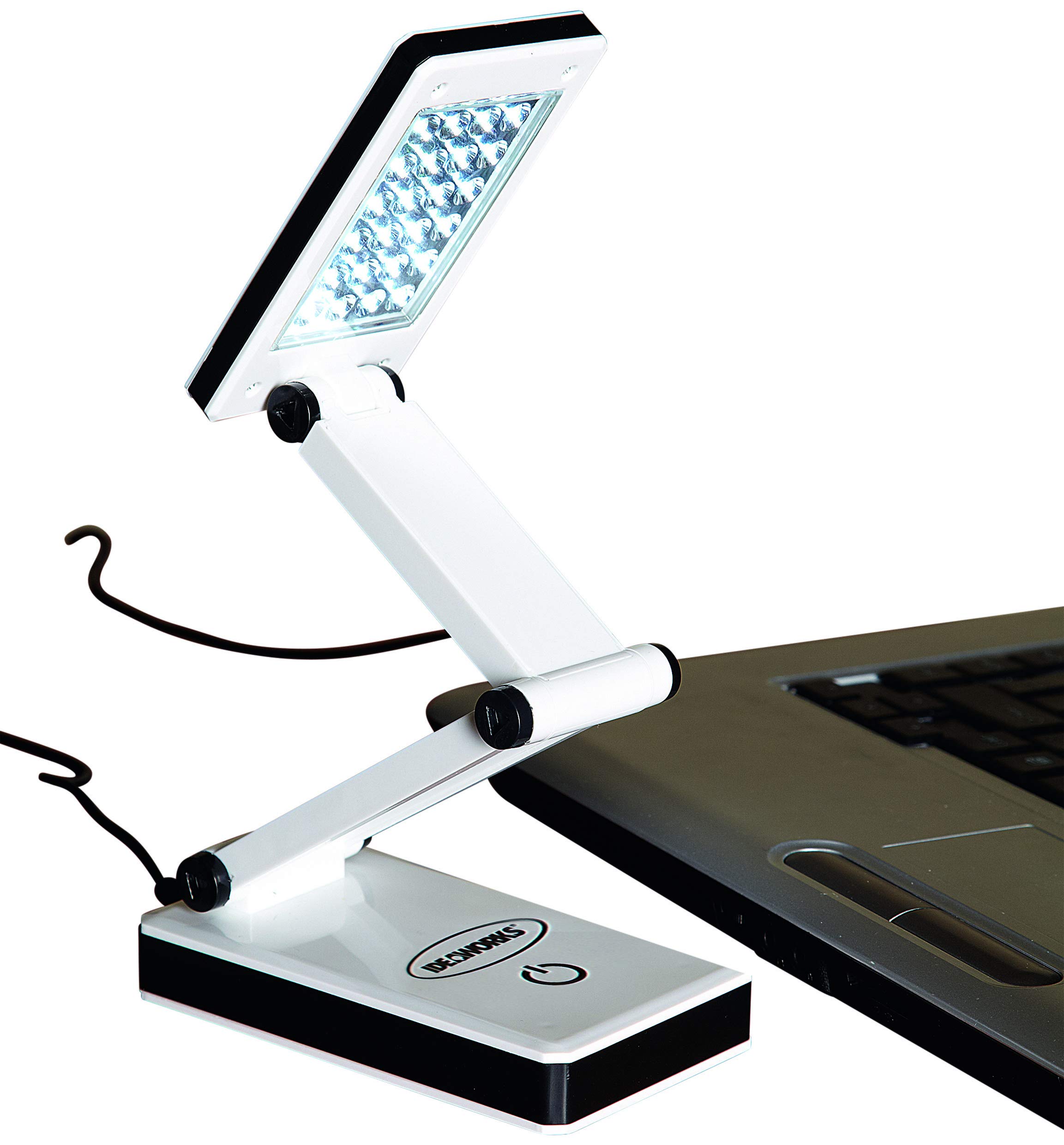 Folding LED Touch Control Lamp - Battery Or Mains Powered Super Bright - View #2