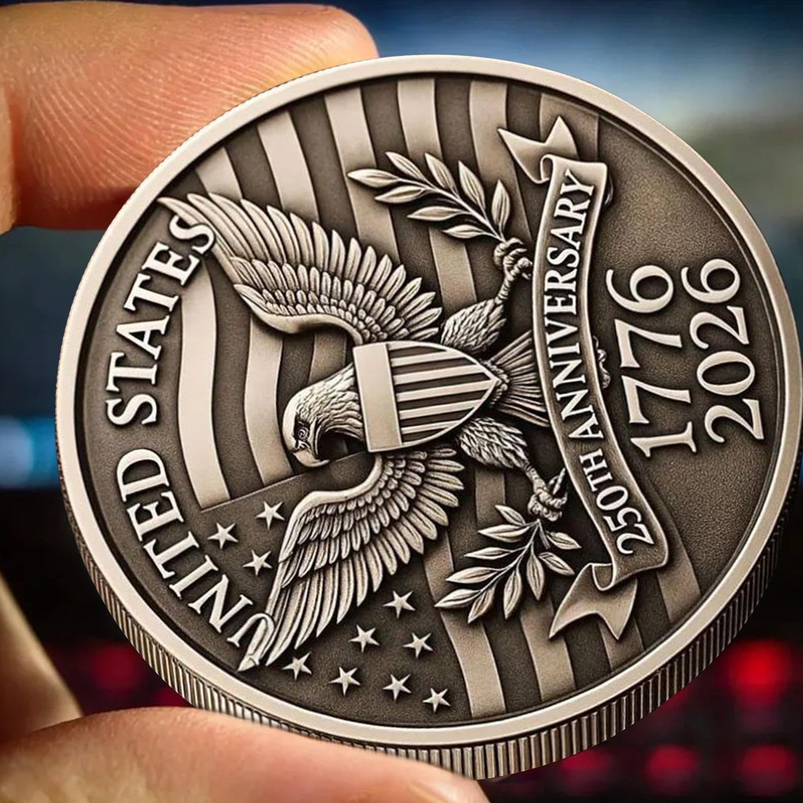Challenge Coin - Coin commémoratif à Collectionner, Prix vétéran Artistique | Pièce de Monnaie Militaire Historique pour Les Amateurs, Cadeaux de, Souvenirs d'anniversaire, Hommage commémorati