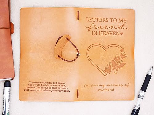 Miniatura 3 de Regalo de recuerdo conmemorativo para amigos, regalo de duelo, diario de fotos de viaje recargable, con texto en inglés "Those We Love Don't Go