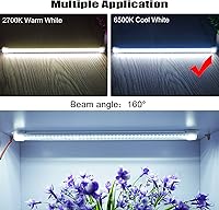 Vista 4 de Barra de luz LED interior de 12 V para automóvil, 48 luces LED con interruptor e imanes, luz blanca de 6500 K para automóvil, furgoneta, RV