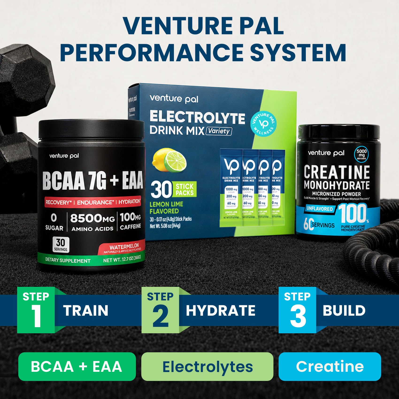 Venture Pal High Sodium Sugar-Free Electrolytes Powder Packets, 30 Sticks — Amazon image 9