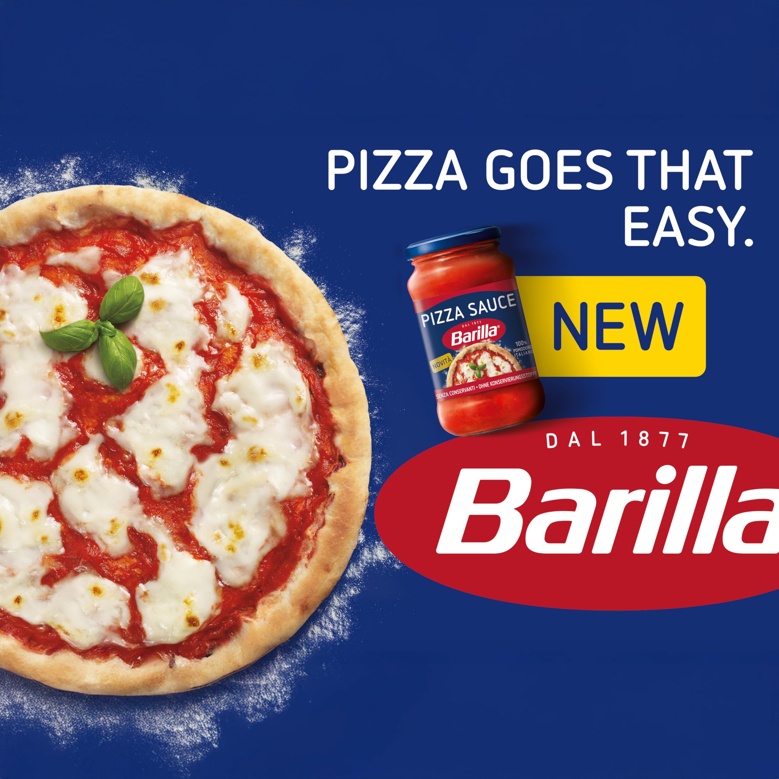 Barilla Salsa de tomate para pizza frasco 400 g