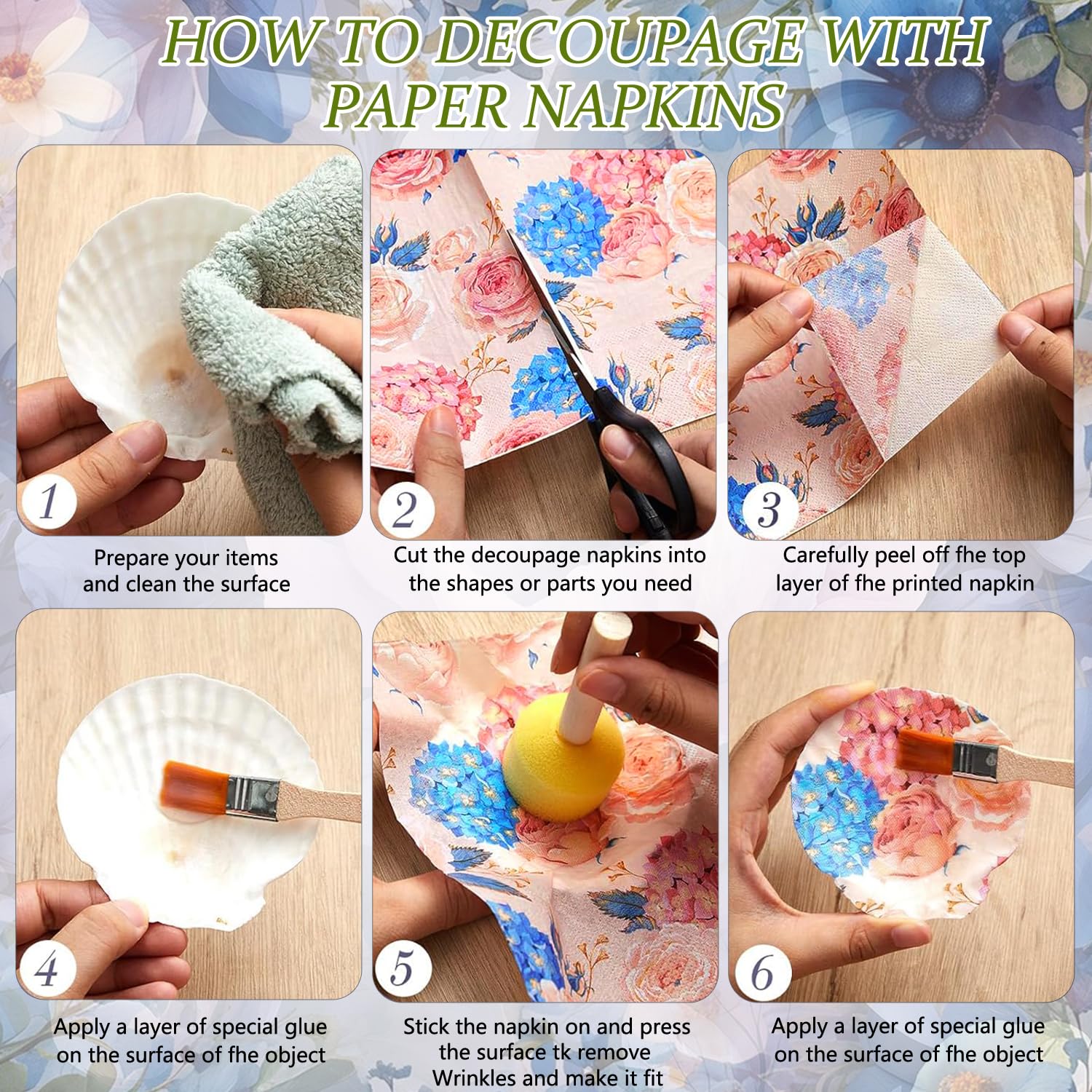 20 tovaglioli decorativi assortiti per decoupage, tovaglioli di carta velina in stile etnico, con stampa, per fai da te, creazione di biglietti, diario spazzatura, decorazione da parete, 20 stili