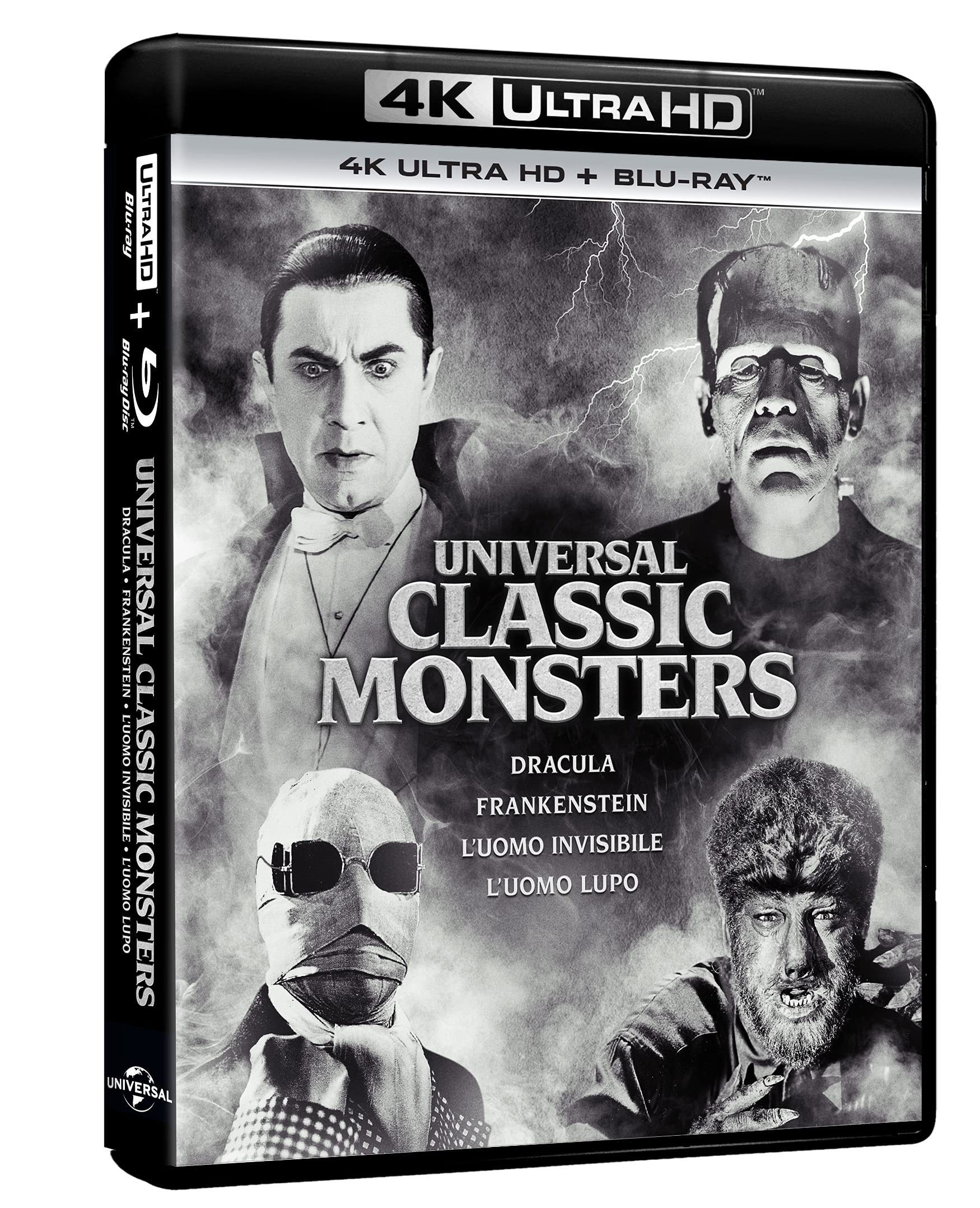 Universal Classic Monsters Collection (4K Ultra HD + Blu-Ray) (8 Blu Ray)