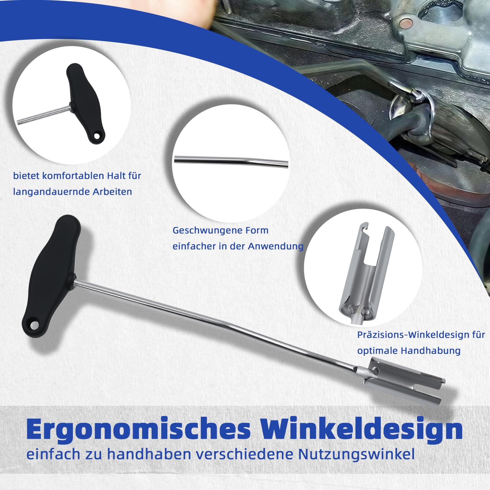 Narzędzie do ściągania wtyczek świec zapłonowych z uchwytem T, pasuje do VW Golf Polo VAG, Smart klucz do świecy zapłonowej, ściągacz do cewki zapłonowej, ściągacz kabli zapłonowych T10112