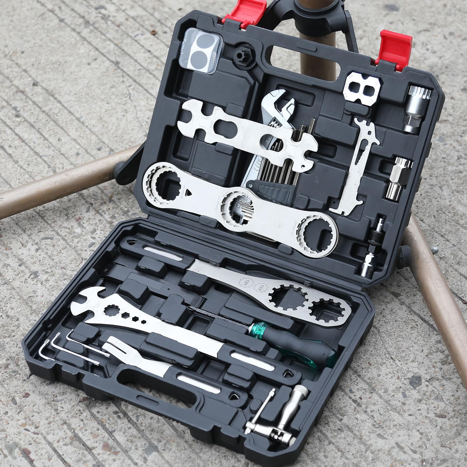 Startseite Werkstatt Fahrradservice Set Hard Storage BIKERSAY