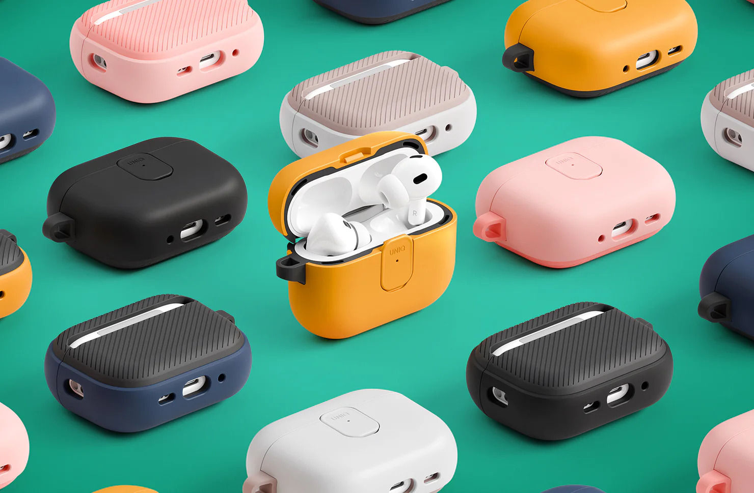 Amazon.com: UNIQ Clyde Lock Case Compatible with Airpods Pro 2nd