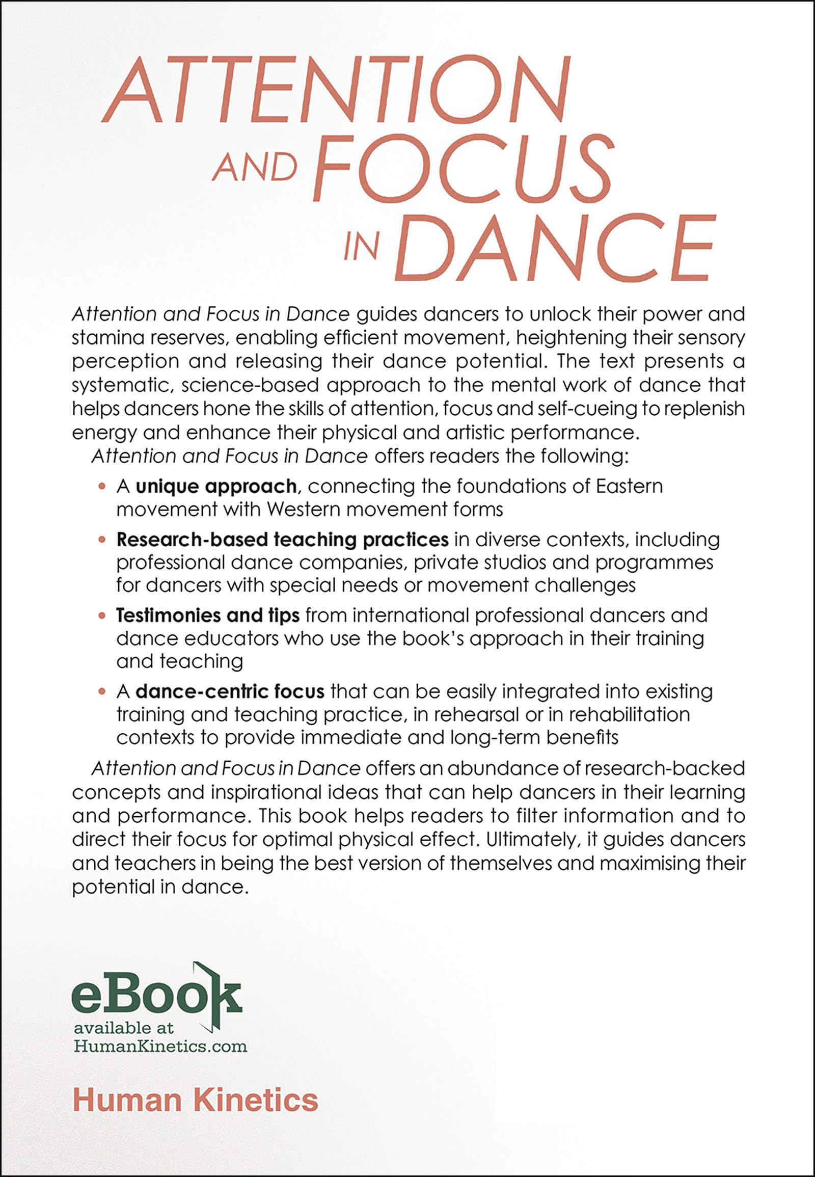 Attention and Focus in Dance: Enhancing Power, Precision, and Artistry