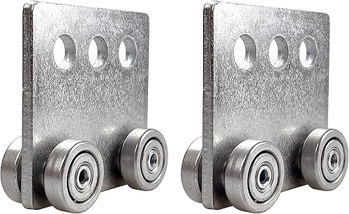 Hi Flame Conjunto de carro de 4 ruedas, conjunto de carro de cuatro rodamientos para canal de puntal más alto o todos los canales de 1-58 pulgadas