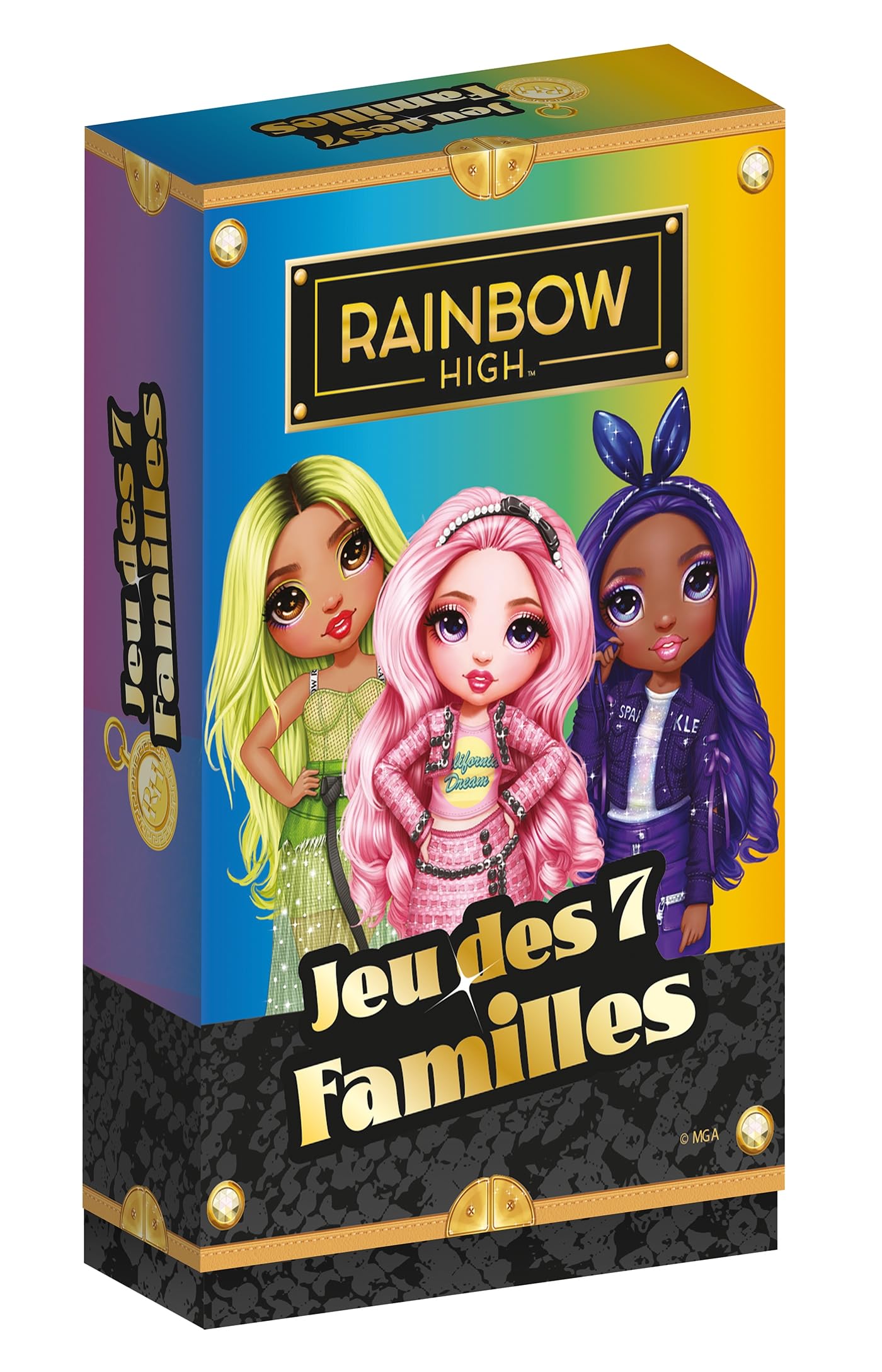 Rainbow High - Boîte de cartes - Jeu des 7 familles: Boite de cartes
