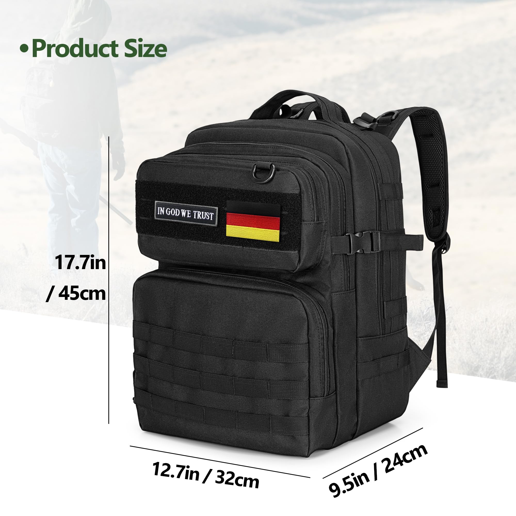 PGmoon Tactical Game plecak kompatybilny z konsolą PS5/PS5 Slim / PS4, podróżna torba do przenoszenia, torba do przechowywania laptopa 15,6", przenośnego monitora, kontrolera, zestawu słuchawkowego i