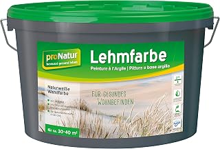 5 Liter pronatur Lehmfarbe Naturfarbe Wandfarbe weiß
