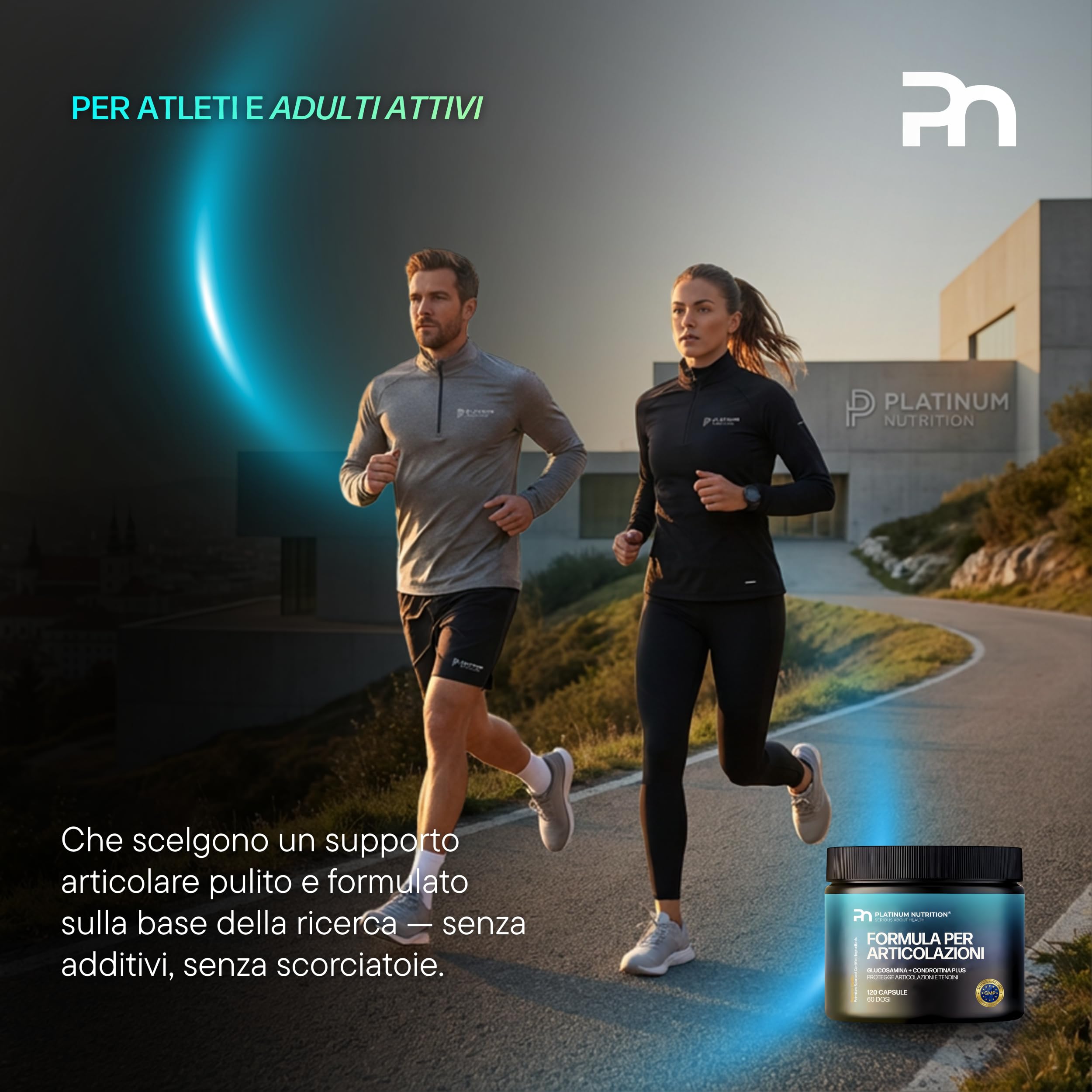Joint Complex con Glucosamina Condroitina MSM, Vitamina C e B6 | Integratore Articolazioni Cartilagine Ginocchio, Ossa e Tendini | Aiuta a Ridurre Dolori Articolari | 120 Capsule