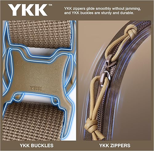 Miniatura 6 de Mardingtop - Mochila táctica Molle de 28L para senderismo, camping, Negro Negro,Caqui,Verde (Ranger Green),Verde