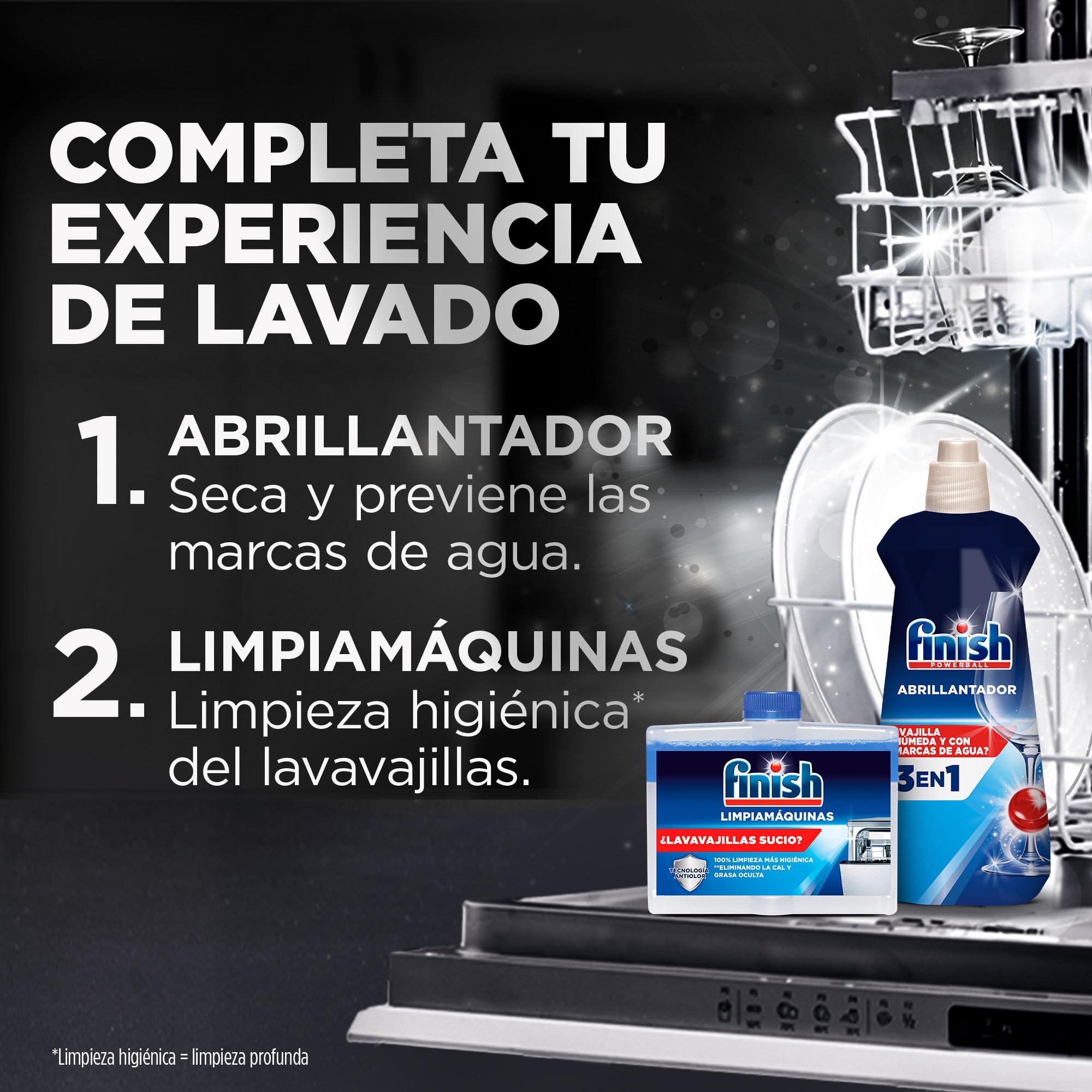 Finish Powerball Ultimate All in 1 Pastillas para el lavavajillas, eficaz contra manchas resecas, 64 pastillas — view 7