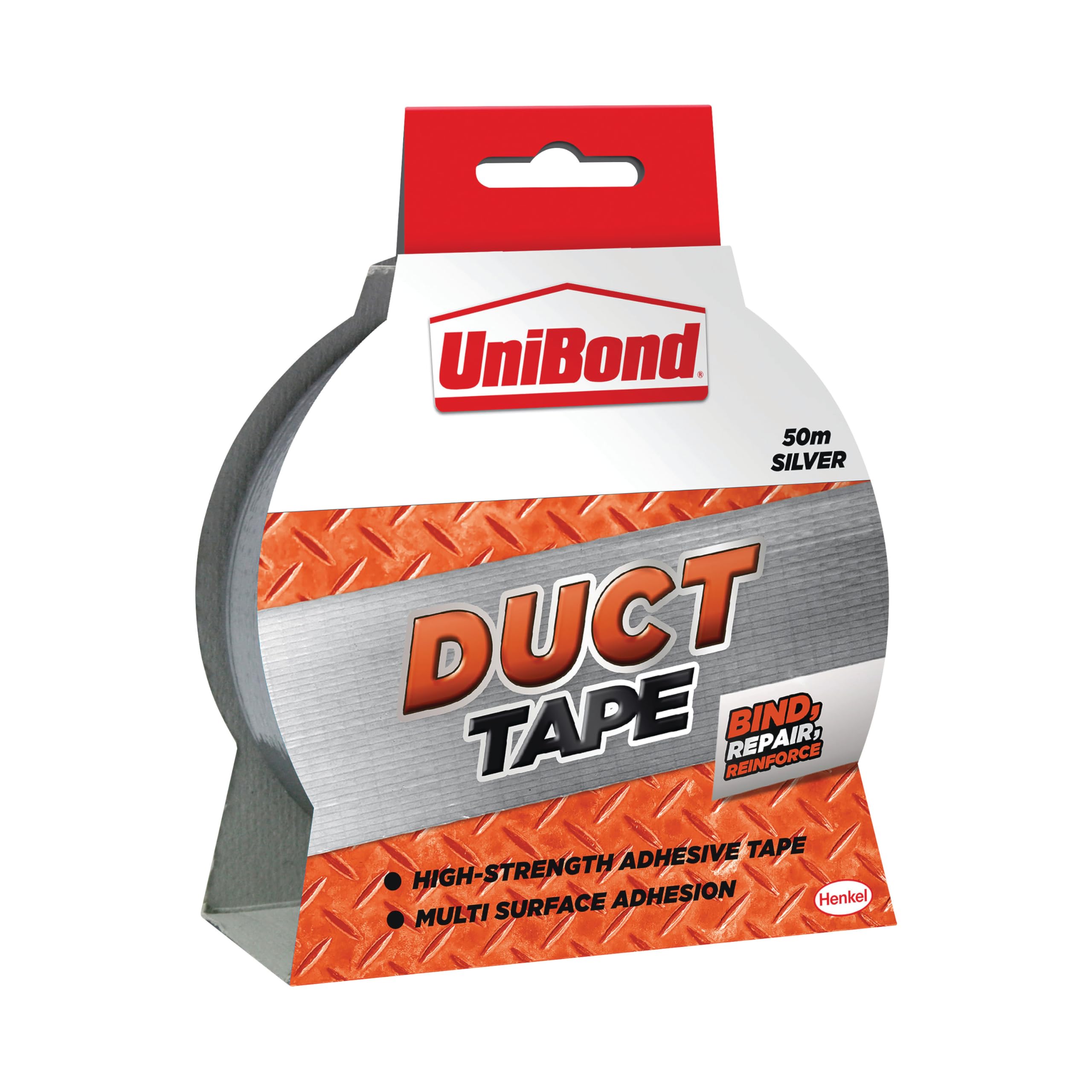 Unibond Silver 2675777 Diy Duct Tape 50Mm X 50M