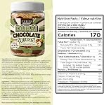 Éparpillement de chocolat de Dubaï – 6.35 oz Jar avec Pistachio, Kataifi & Gourmet Dubai Chocolat pour les crêpes, le petit déjeuner, les collations et les desserts