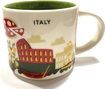 Starbucks Tazza da Caffe yah italy you are here