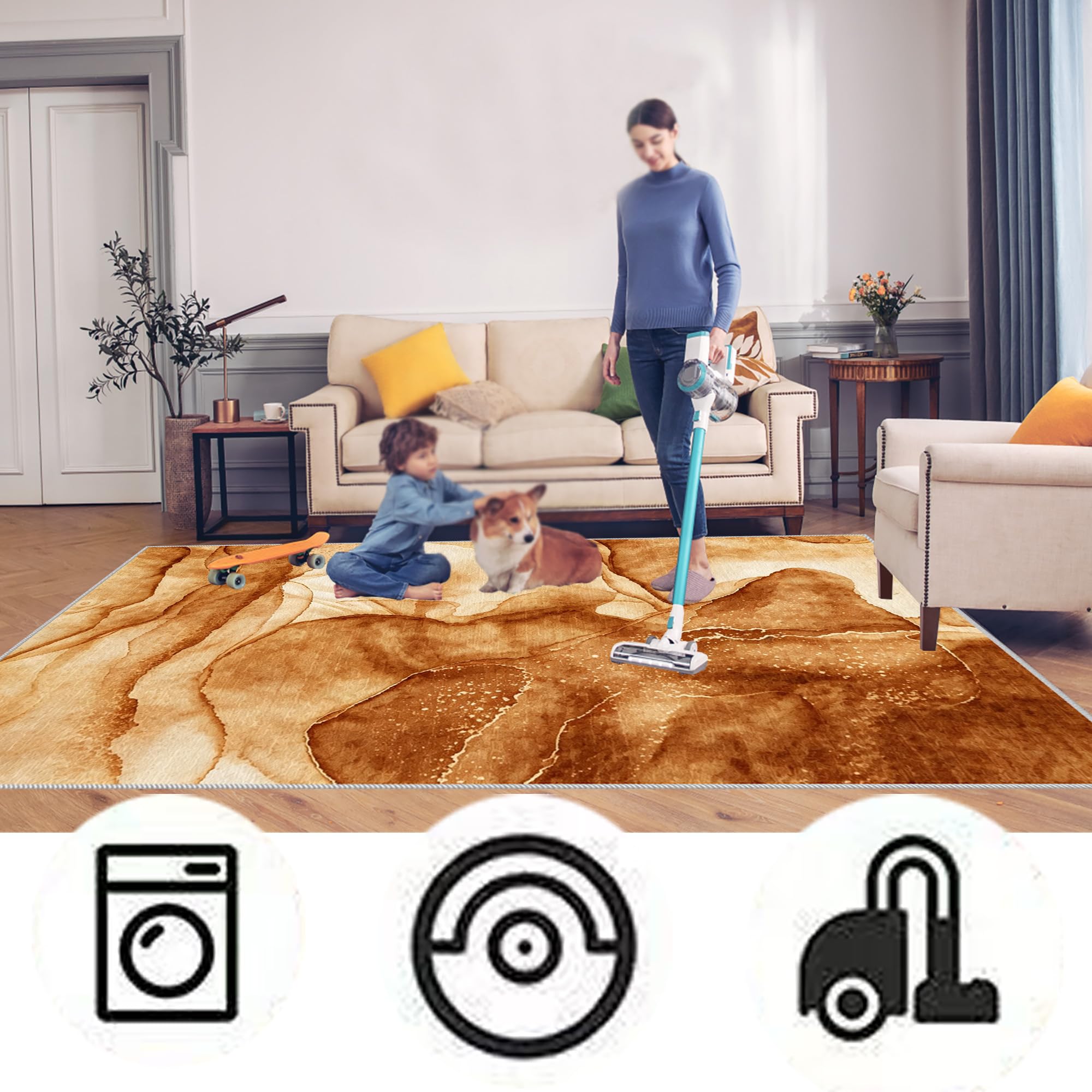Tappeto per Batteria Acustica Tappeto a Tamburo Tappeti Antiscivolo Insonorizzato Tappeto Drum Coperta per Batteria Elettroniche Rullante Grancassa Strumenti Musicali Tappeto Batteria 230 x 180 cm